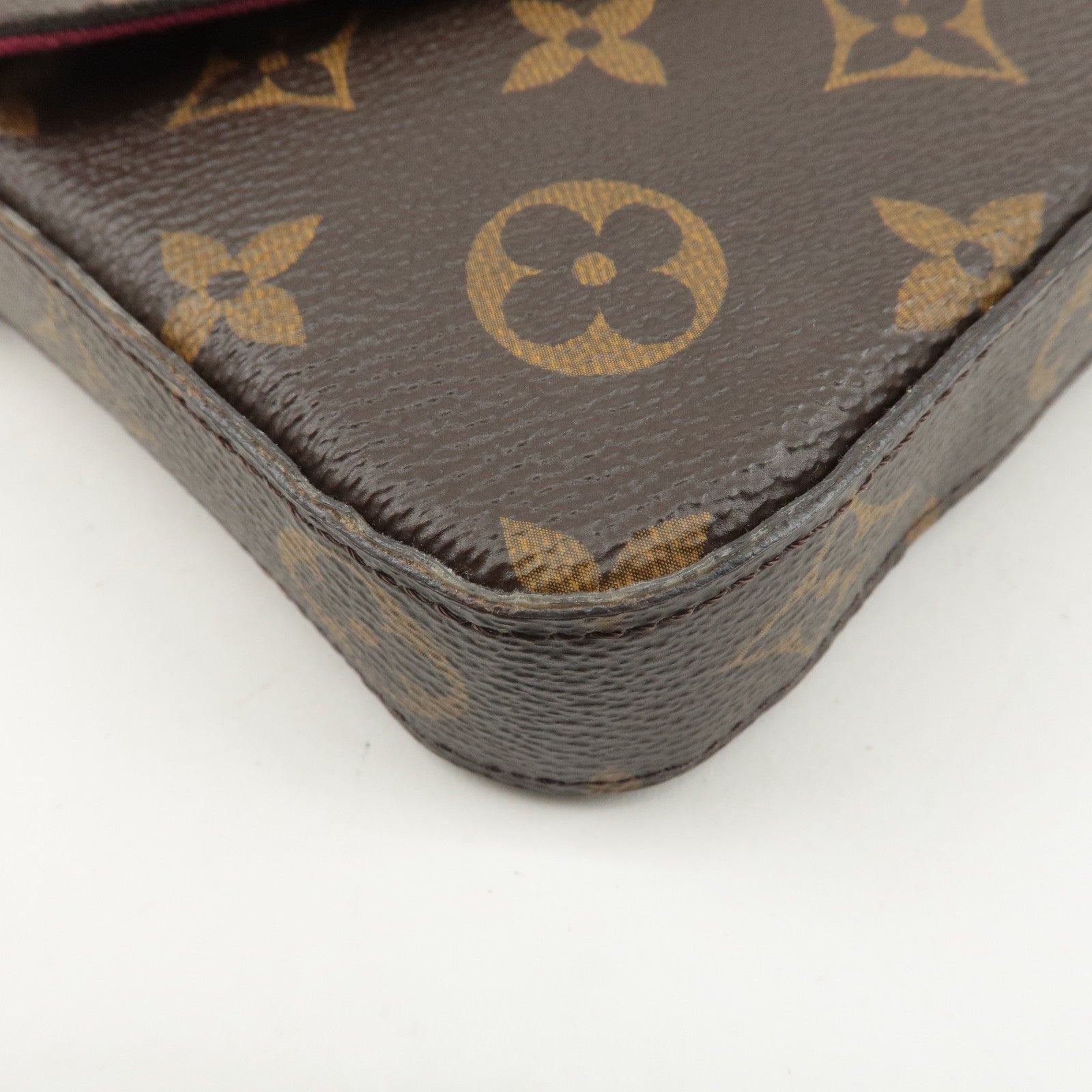 Louis Vuitton Monogram Pochette Félicie Shoulder Bag Brown M61276