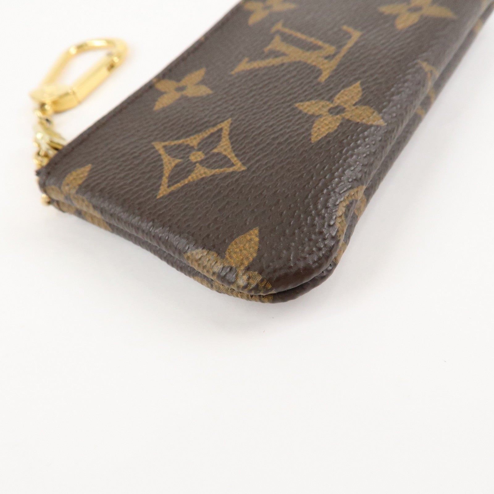 Louis Vuitton Monogram Pochette Cles Coin Case Key Case  M62650