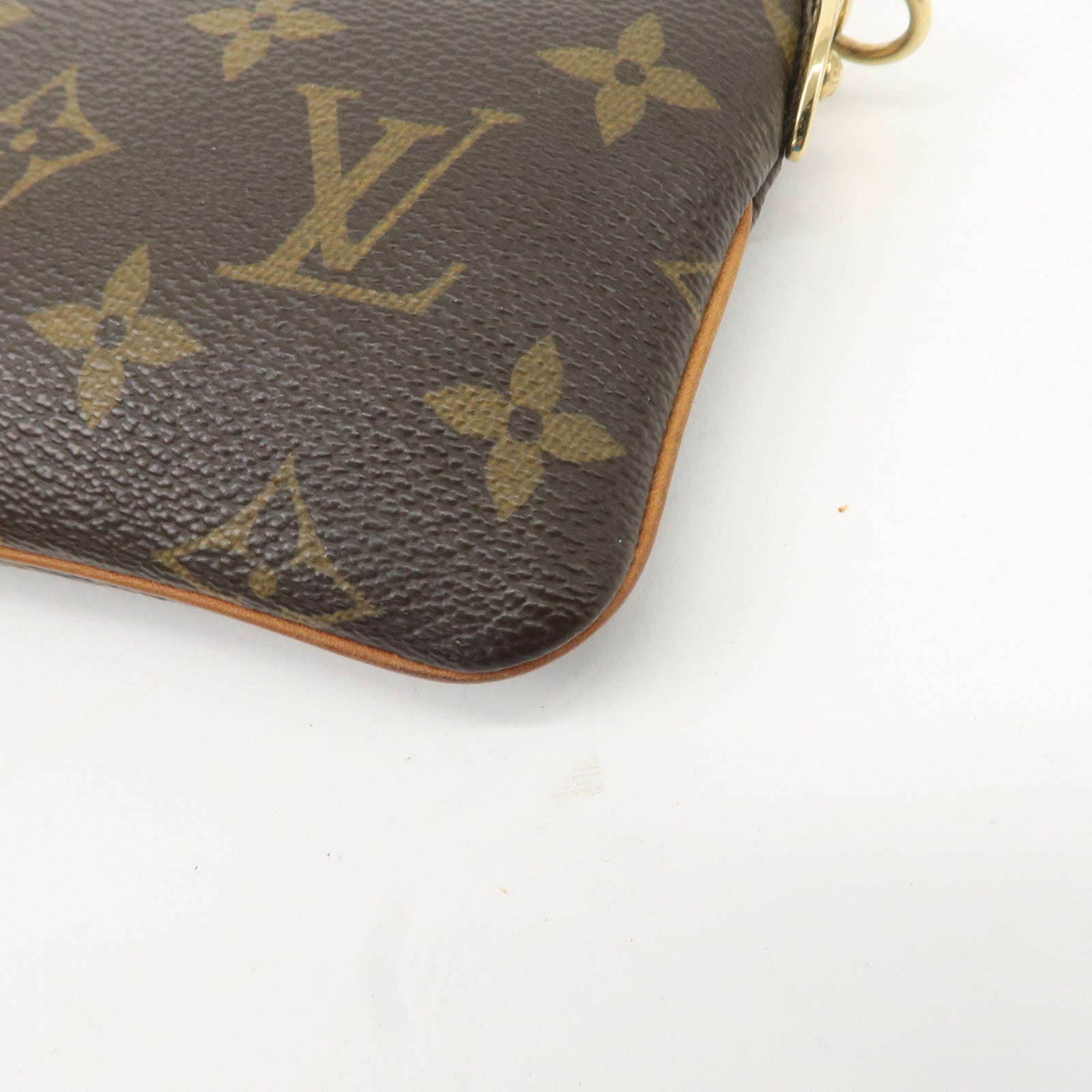 Louis Vuitton Monogram Pochette Milla PM Mini Pouch M60095 Used