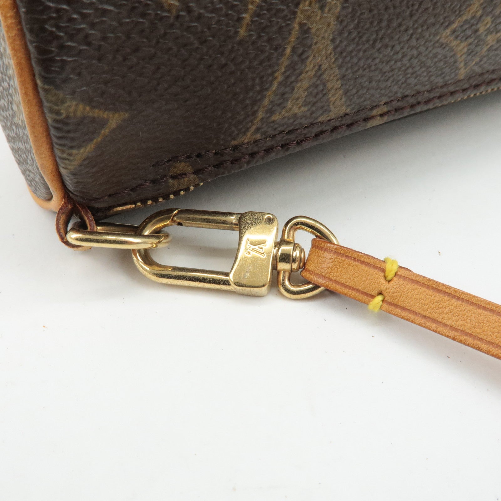 Louis Vuitton Monogram Mini Pouch for Papillon Bag Brown