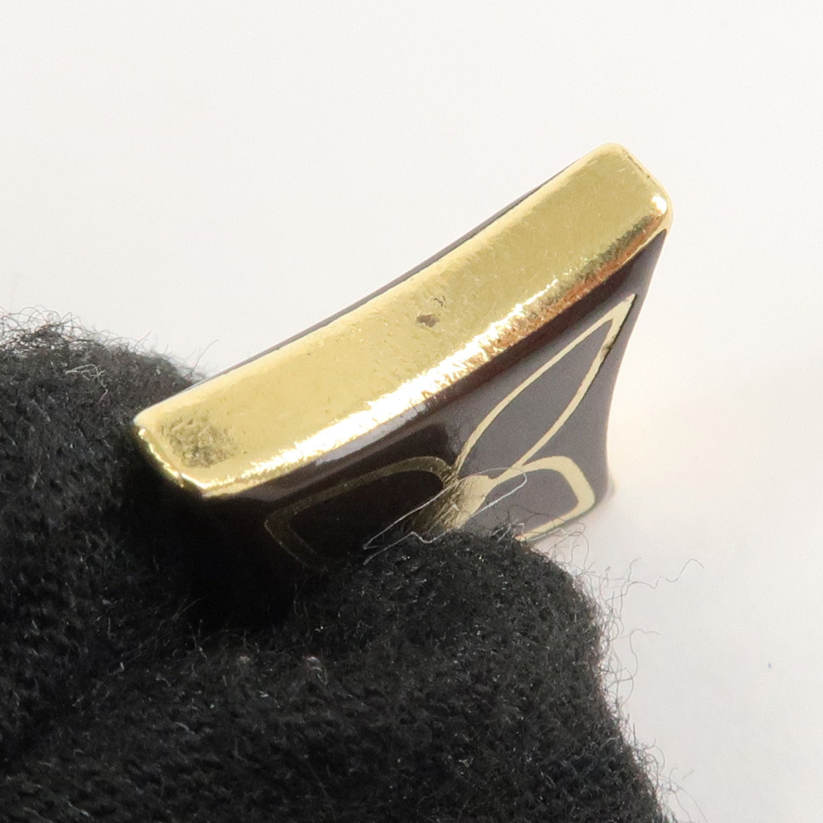 Louis Vuitton Porte Cles Pampille Bag Charm Gold Black M91929 Used