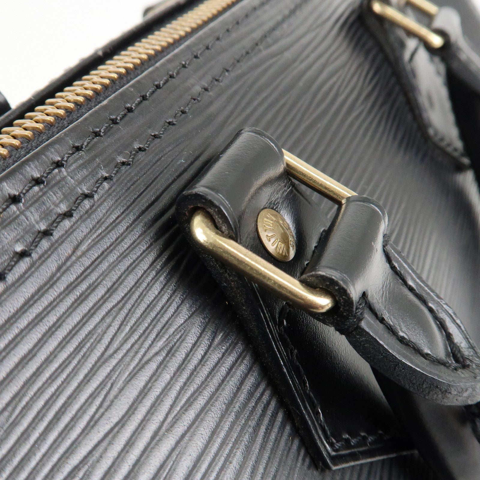 Louis Vuitton Epi Speedy 25 Boston Bag Hand Bag Noir M43012 Used