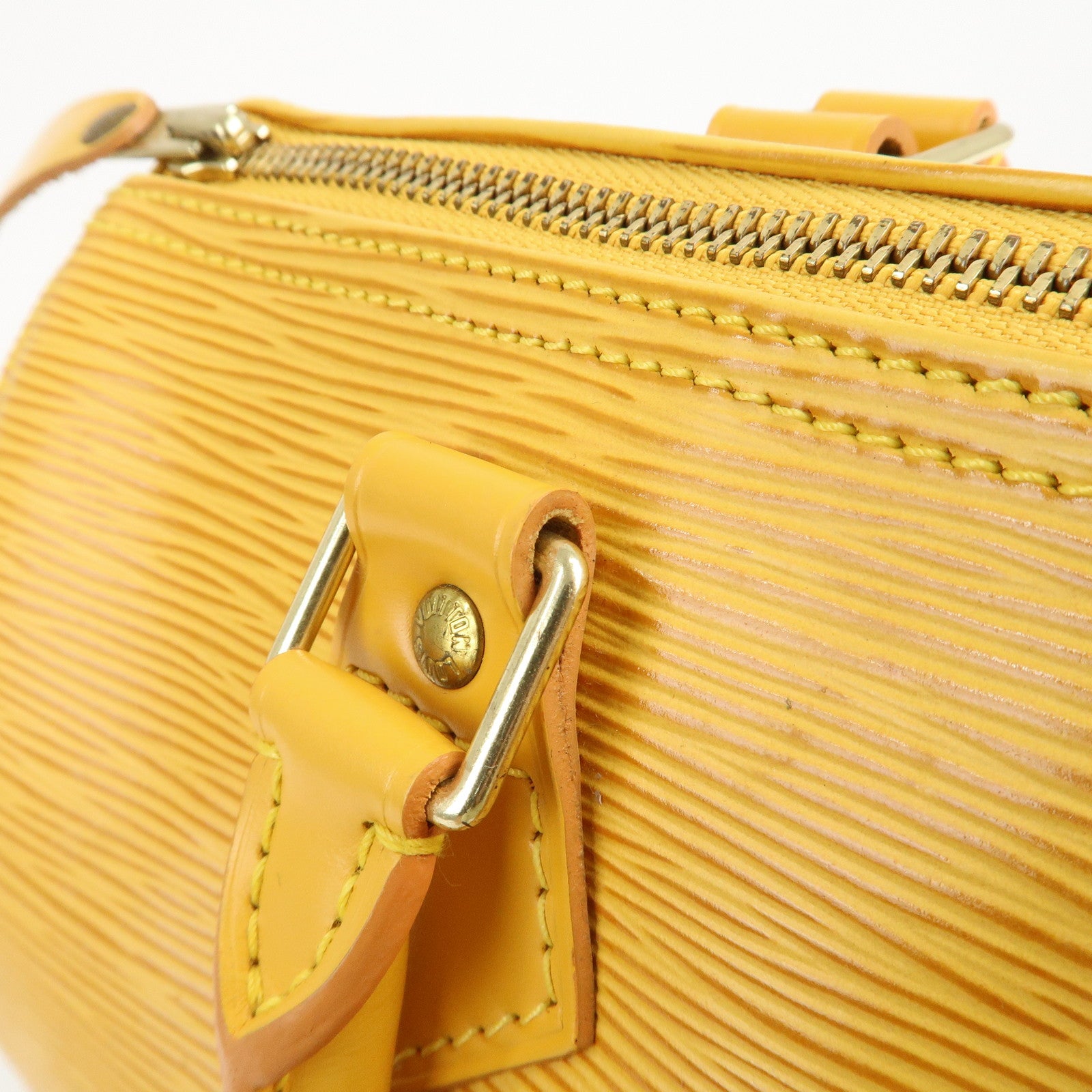 Louis Vuitton Epi Speedy 25 Boston Bag Hand Bag Yellow M43019