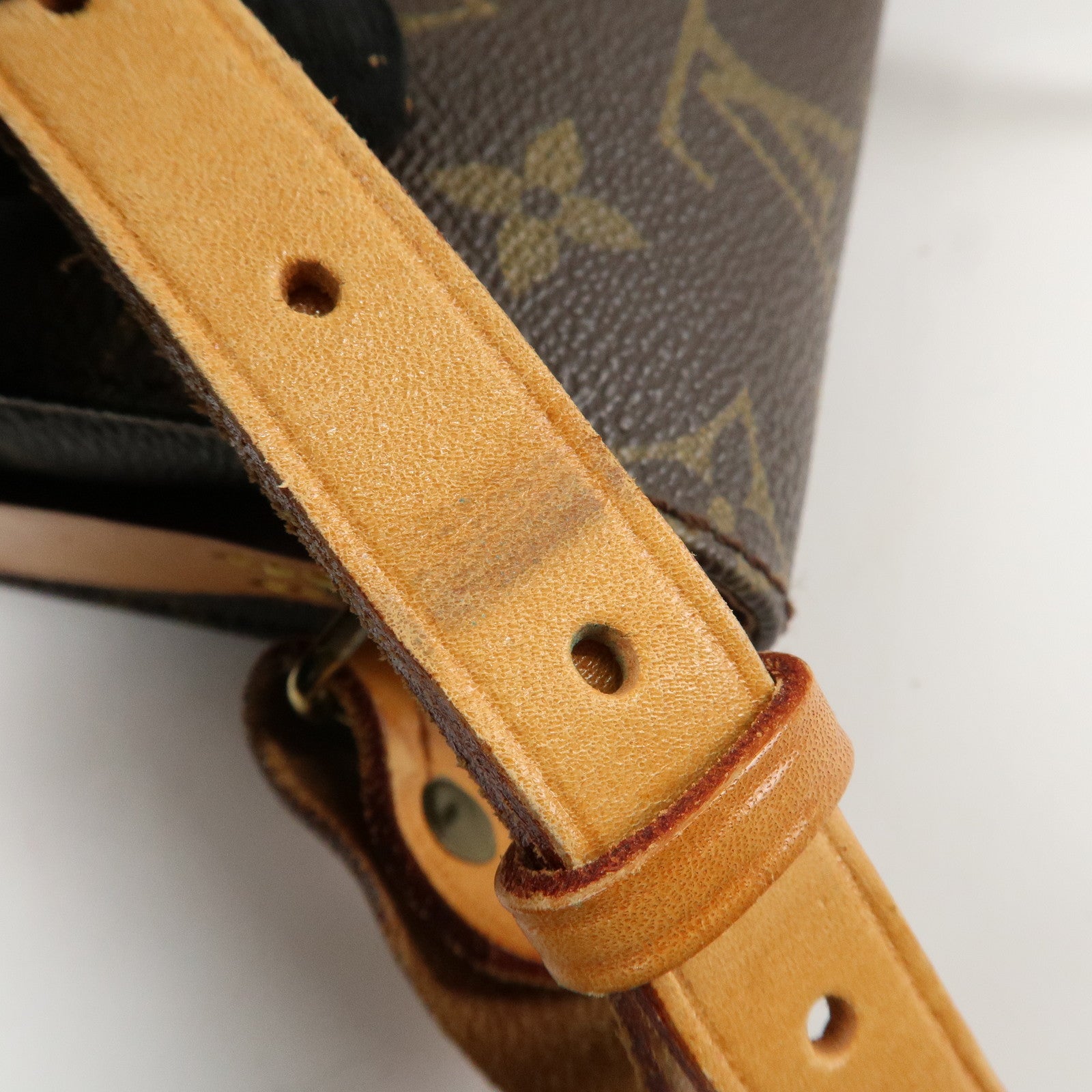 Louis Vuitton Monogram Mini Cartouchiere Shoulder Bag M51254 Used