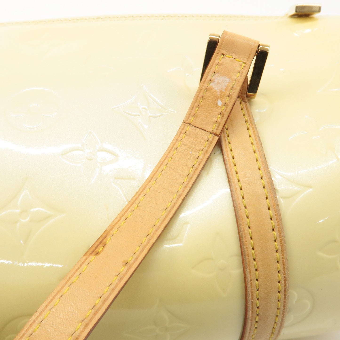 Louis Vuitton Monogram Vernis Bedford Hand Bag Perle M91331