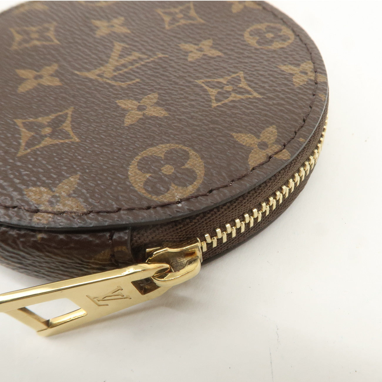 Louis Vuitton Monogram Coin Case For OnTheGo PM Pouch Brown