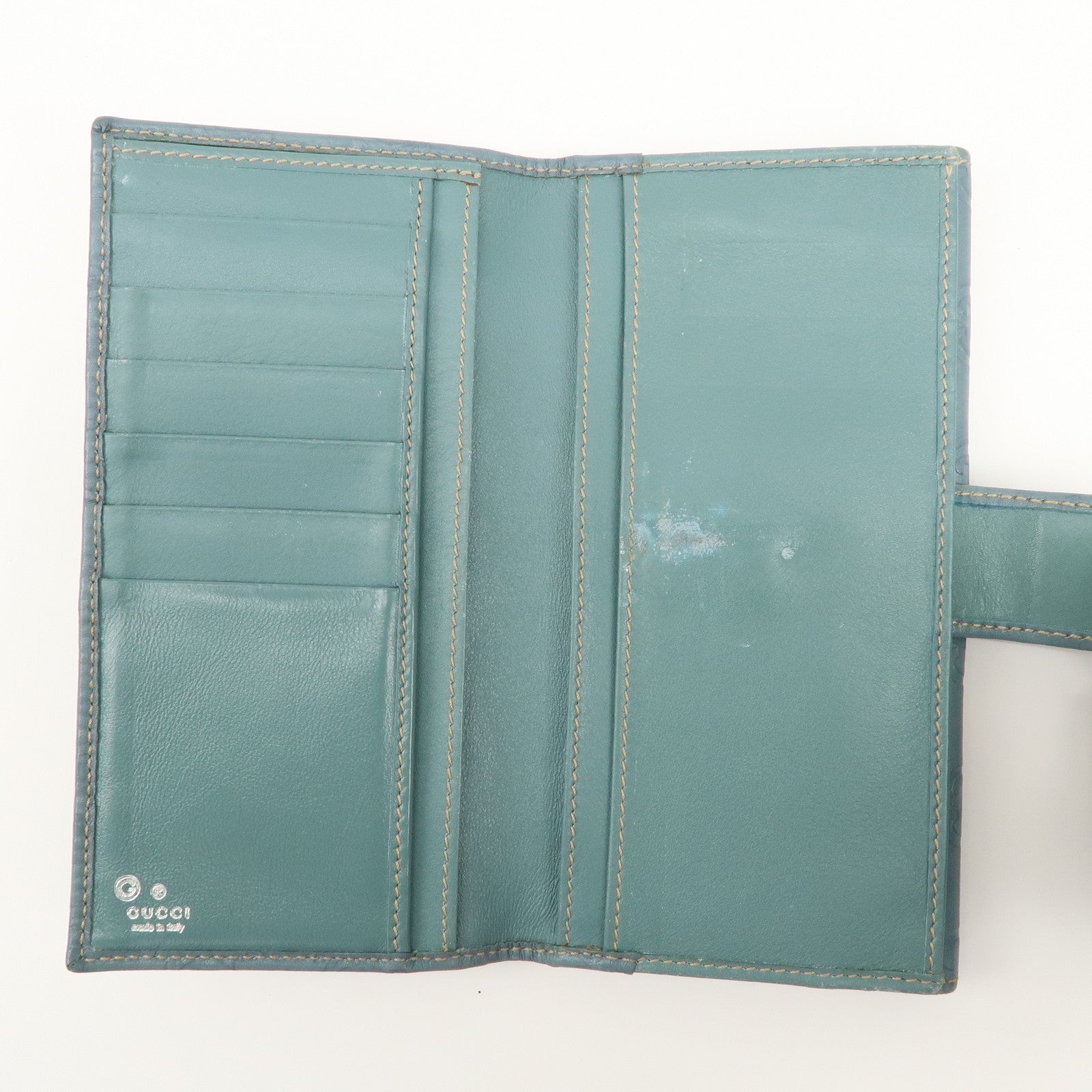 GUCCI Guccissima Set of 3 Long Wallet 143389 203618 308005 Used