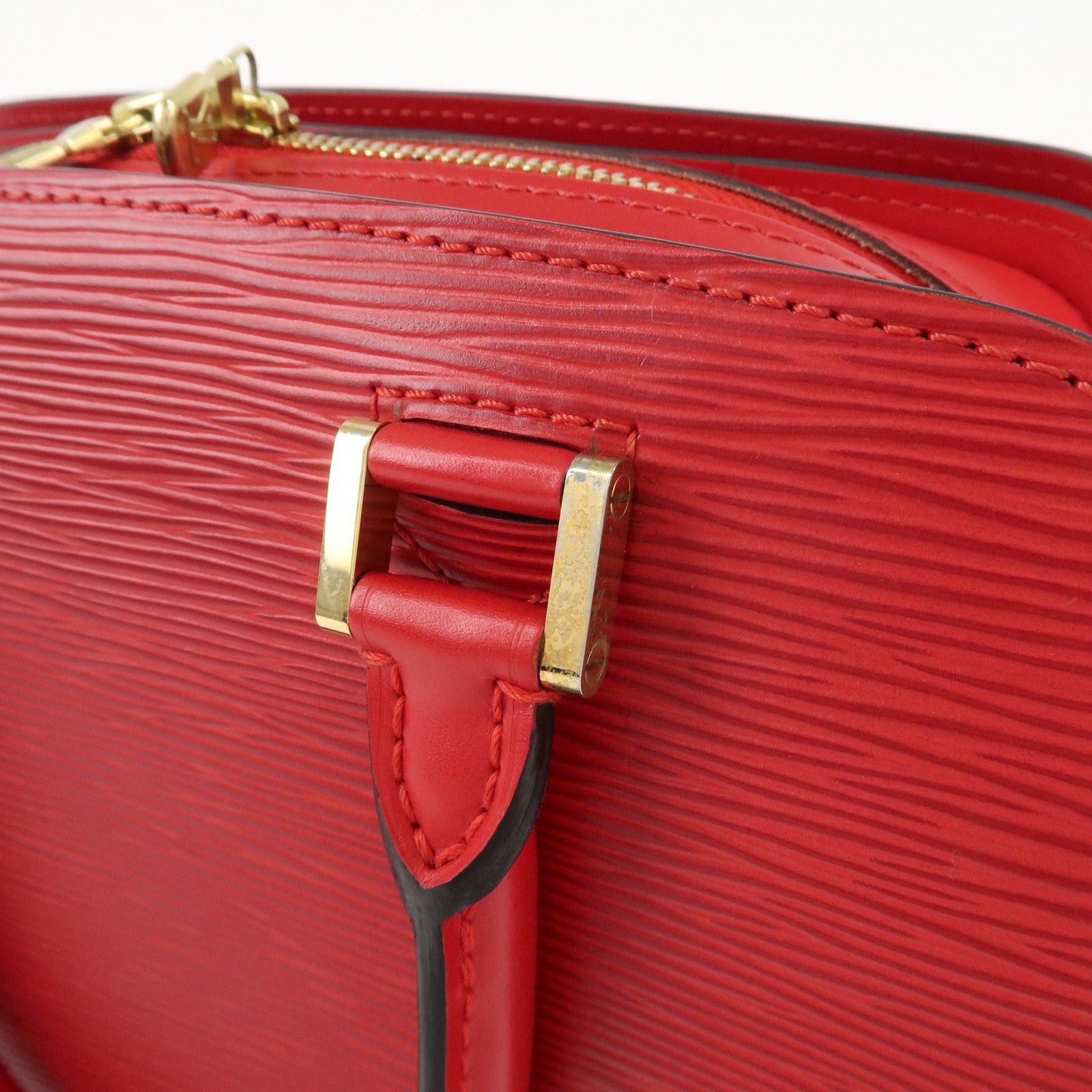Louis Vuitton Epi Pont Neuf Hand Bag Castilian Red M52057 Used