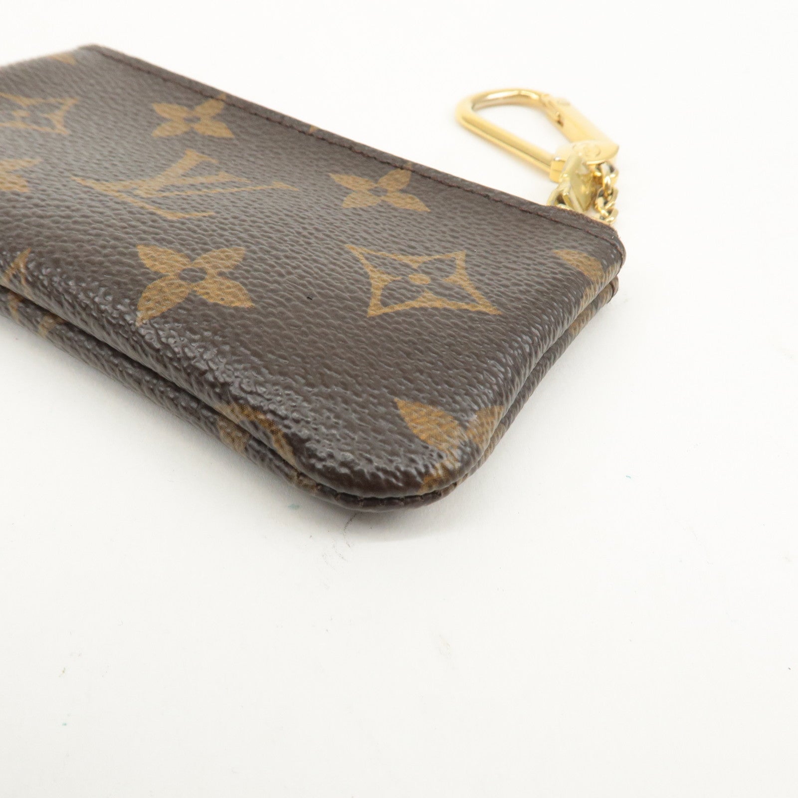 Louis Vuitton Monogram Pochette Cles Coin Case Key Case  M62650