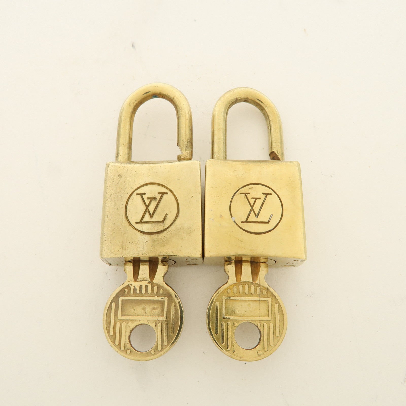 Louis Vuitton Set of 10 Lock & Key Cadena Key Lock