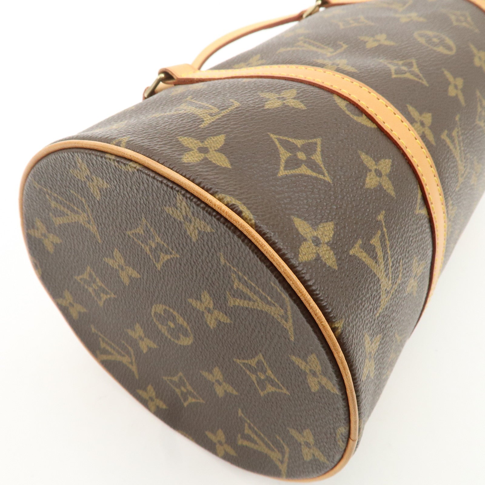 Louis Vuitton Monogram Papillon 30 Hand Bag Brown M51385