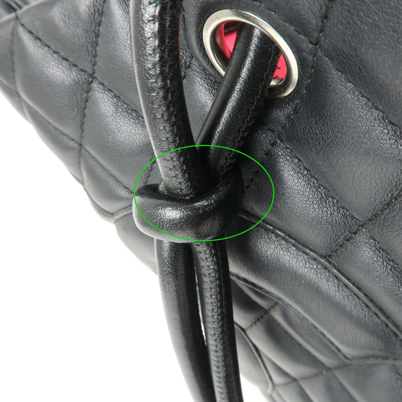 CHANEL COCO Mark Cambon Line Lambskin Large Tote Bag A25169 Used