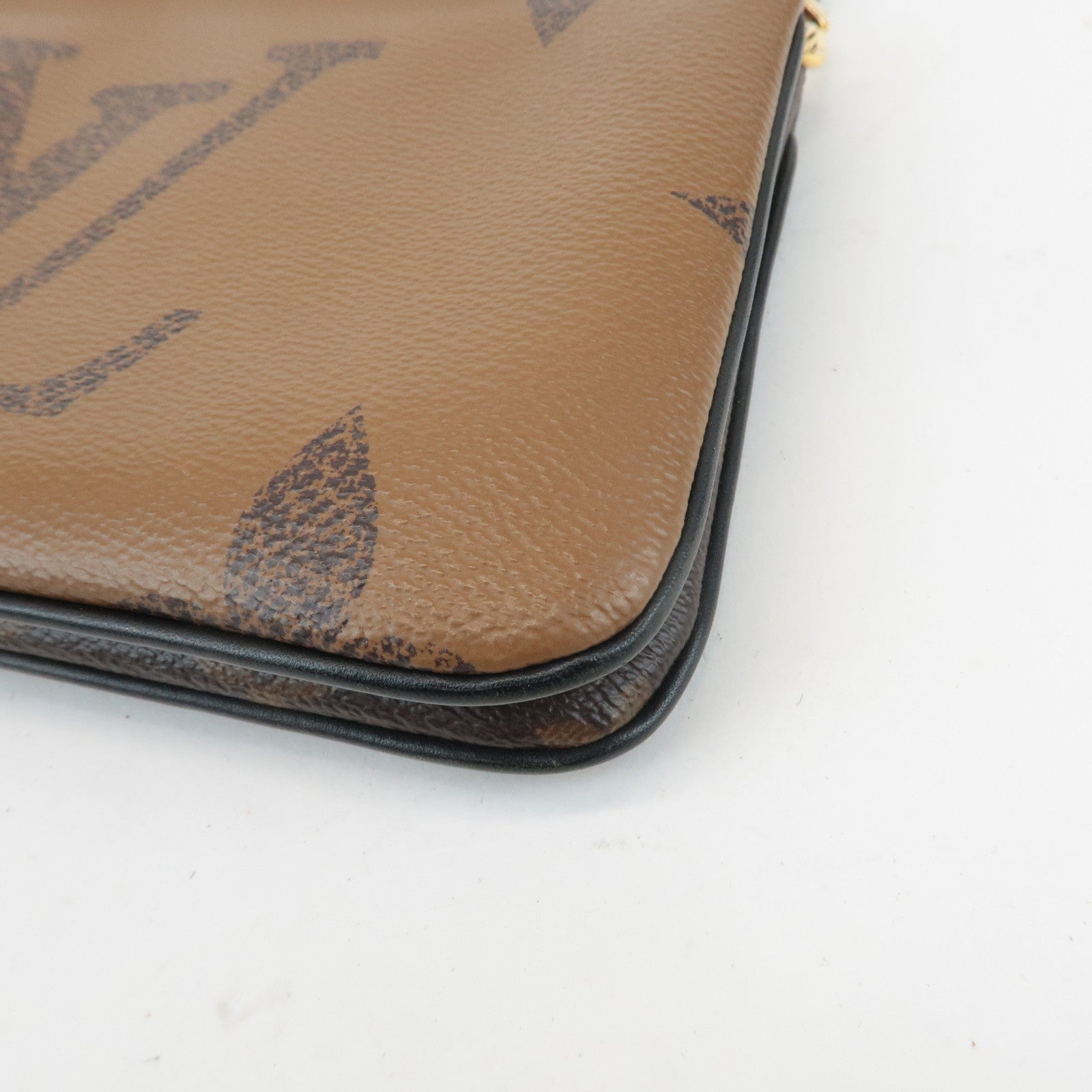 Louis Vuitton Monogram Reverse Pochette Double Zip Bag M69203 Used