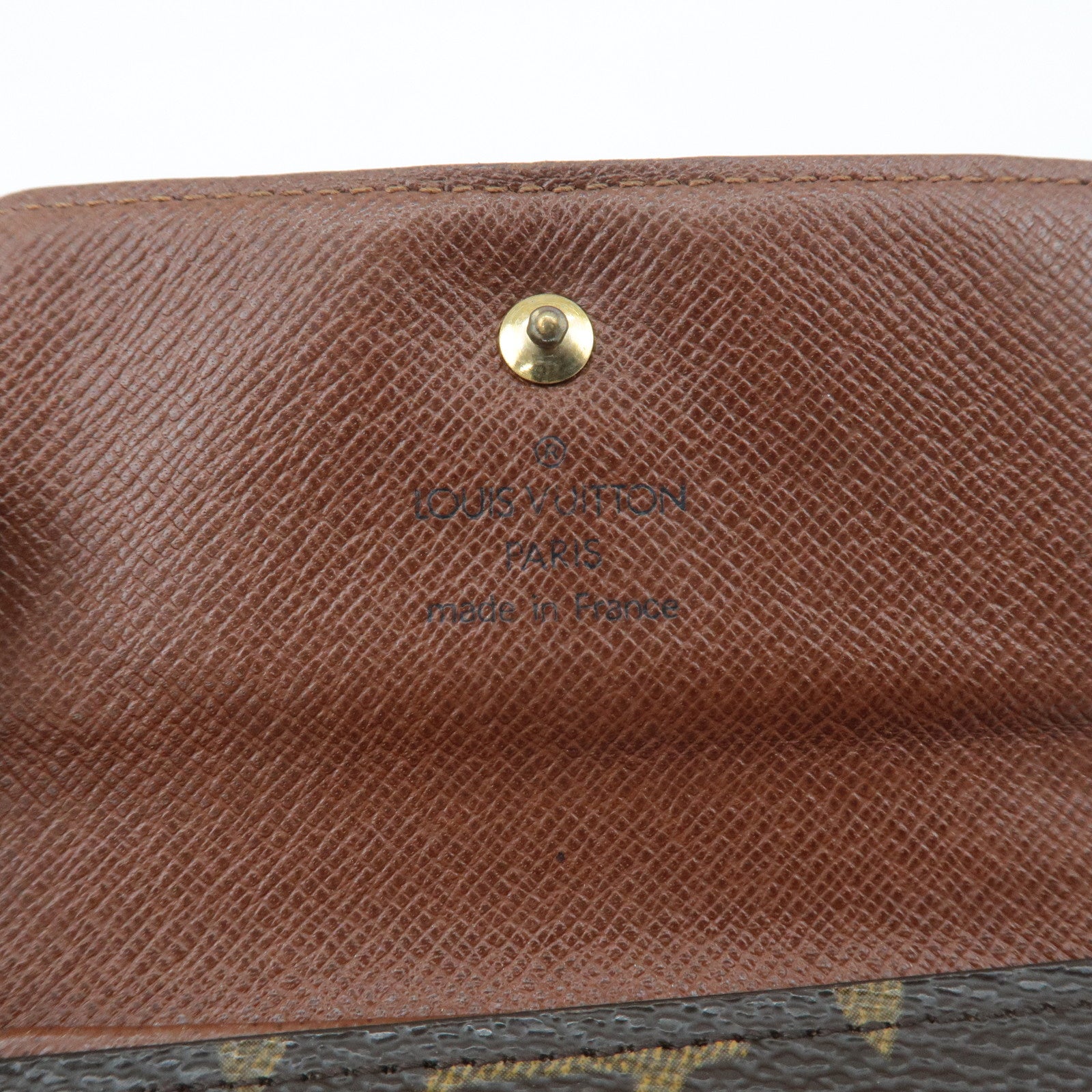 Louis Vuitton Monogram Set of 3 Wallet Brown M61652 M61675 Used