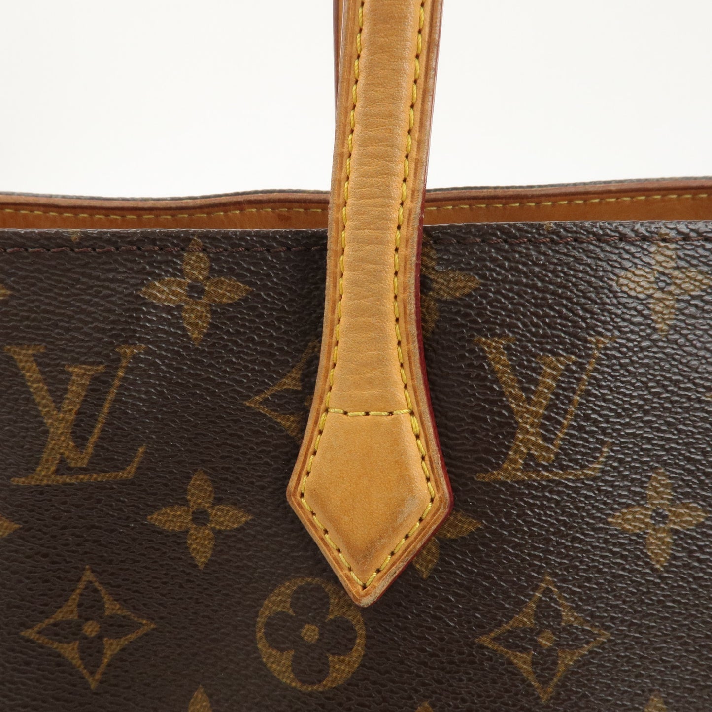 Louis Vuitton Monogram Wilshire MM Tote Bag Brown M45644