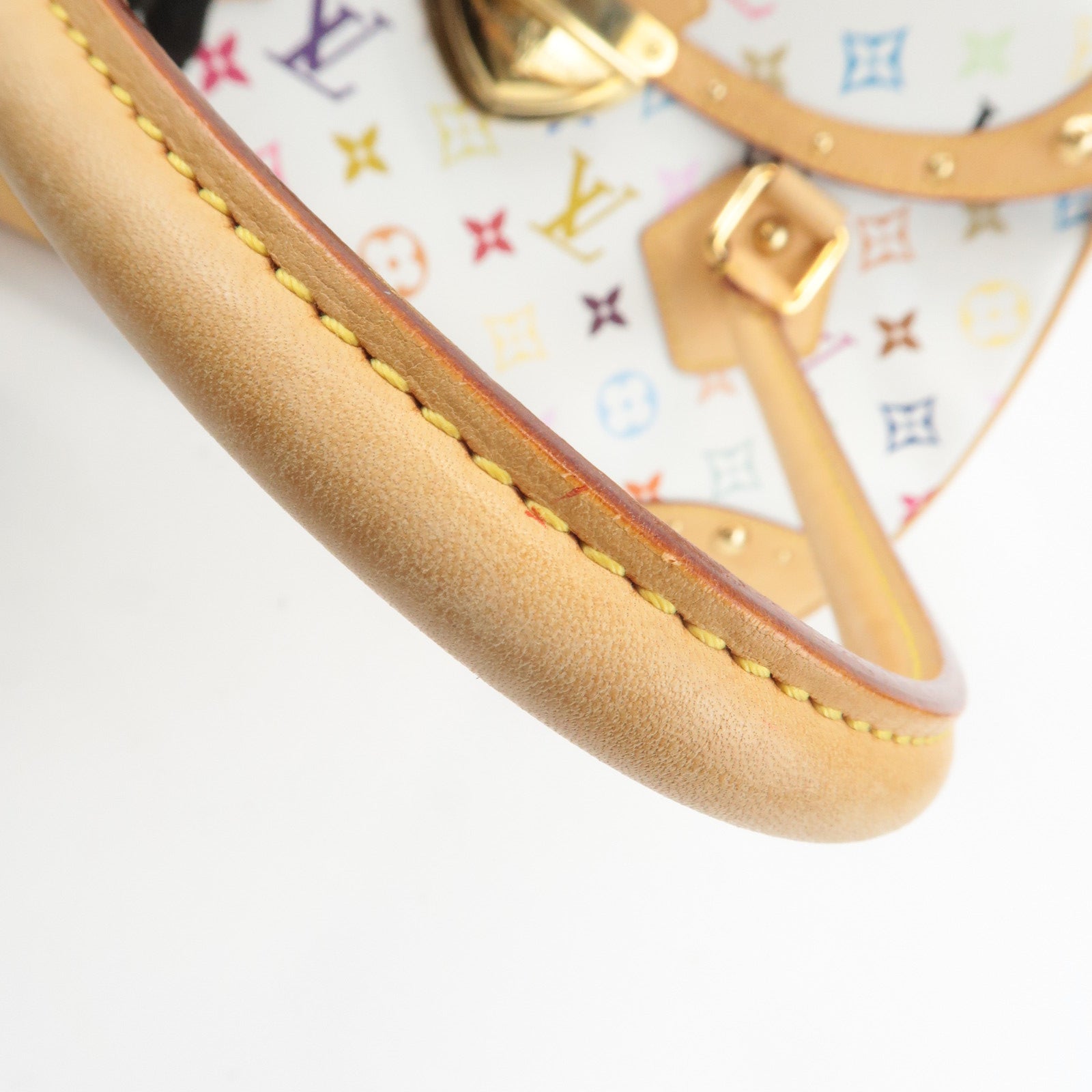 Louis Vuitton Monogram Multicolor Beverly GM Hand Bag Blanc M40201 Used