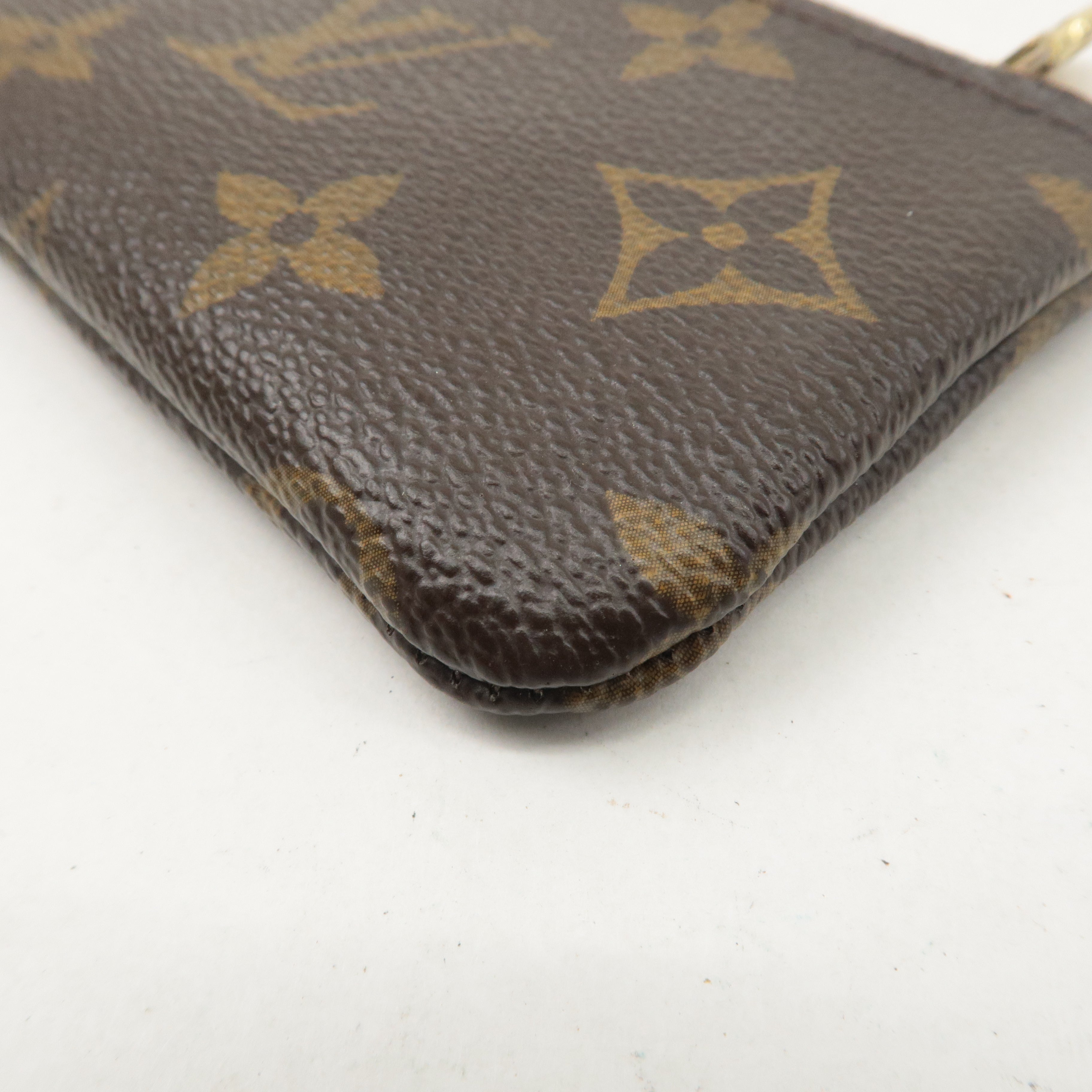 Louis Vuitton Monogram Pochette Cles Coin Case Key Case  M62650