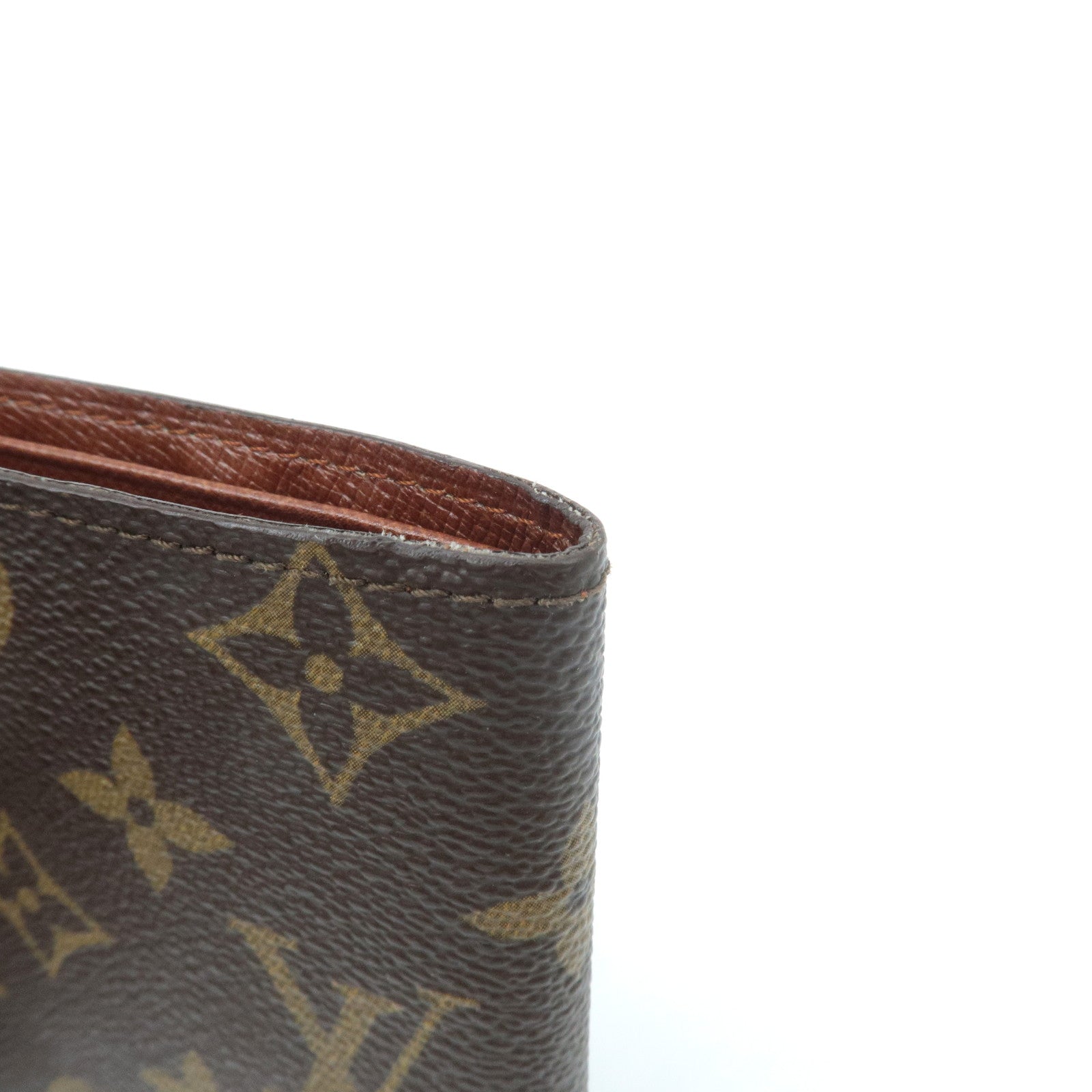Louis Vuitton Monogram Porte Billets Carte Credit Brown M60879 Used