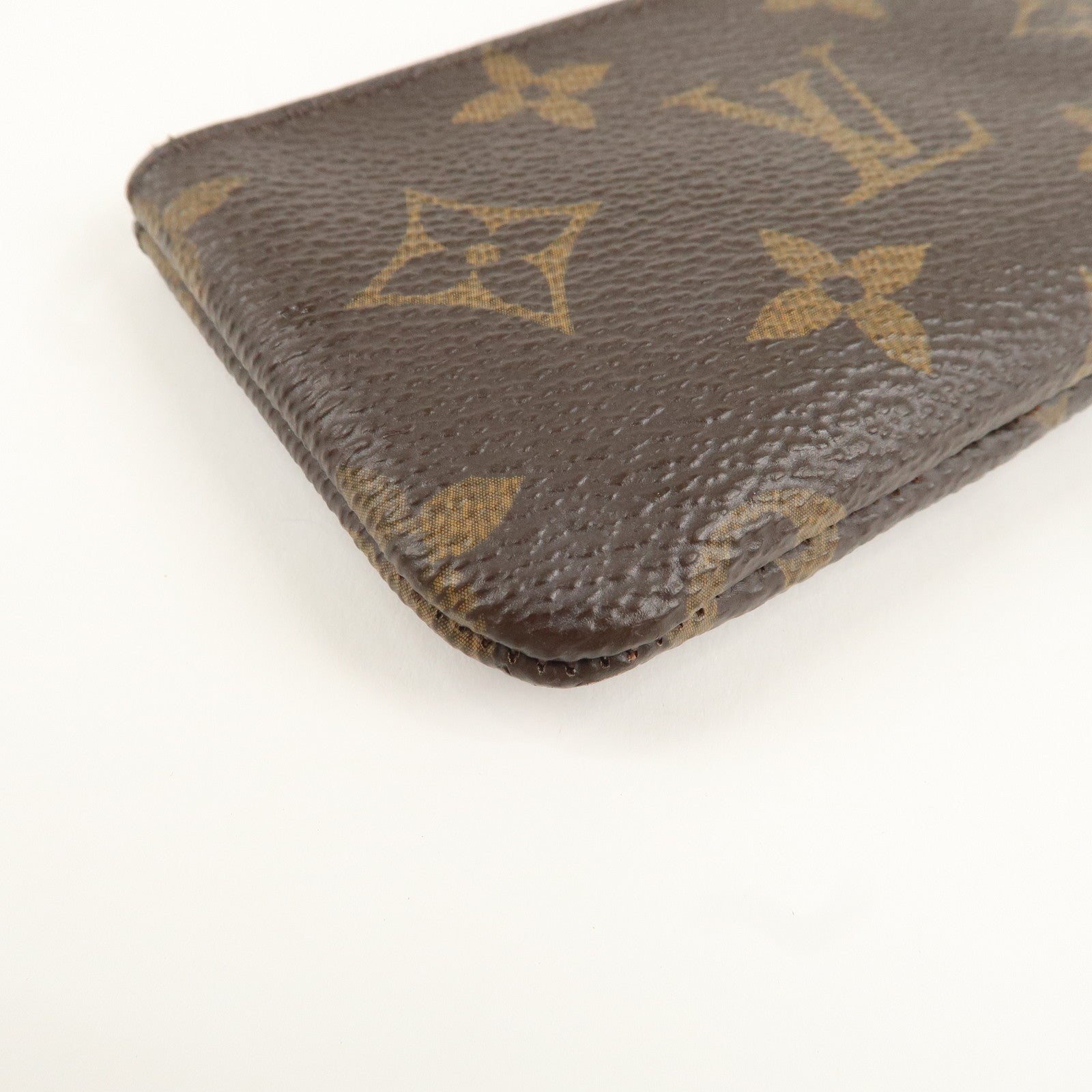 Louis Vuitton Monogram Pochette Cles Coin Case Key Case  M62650