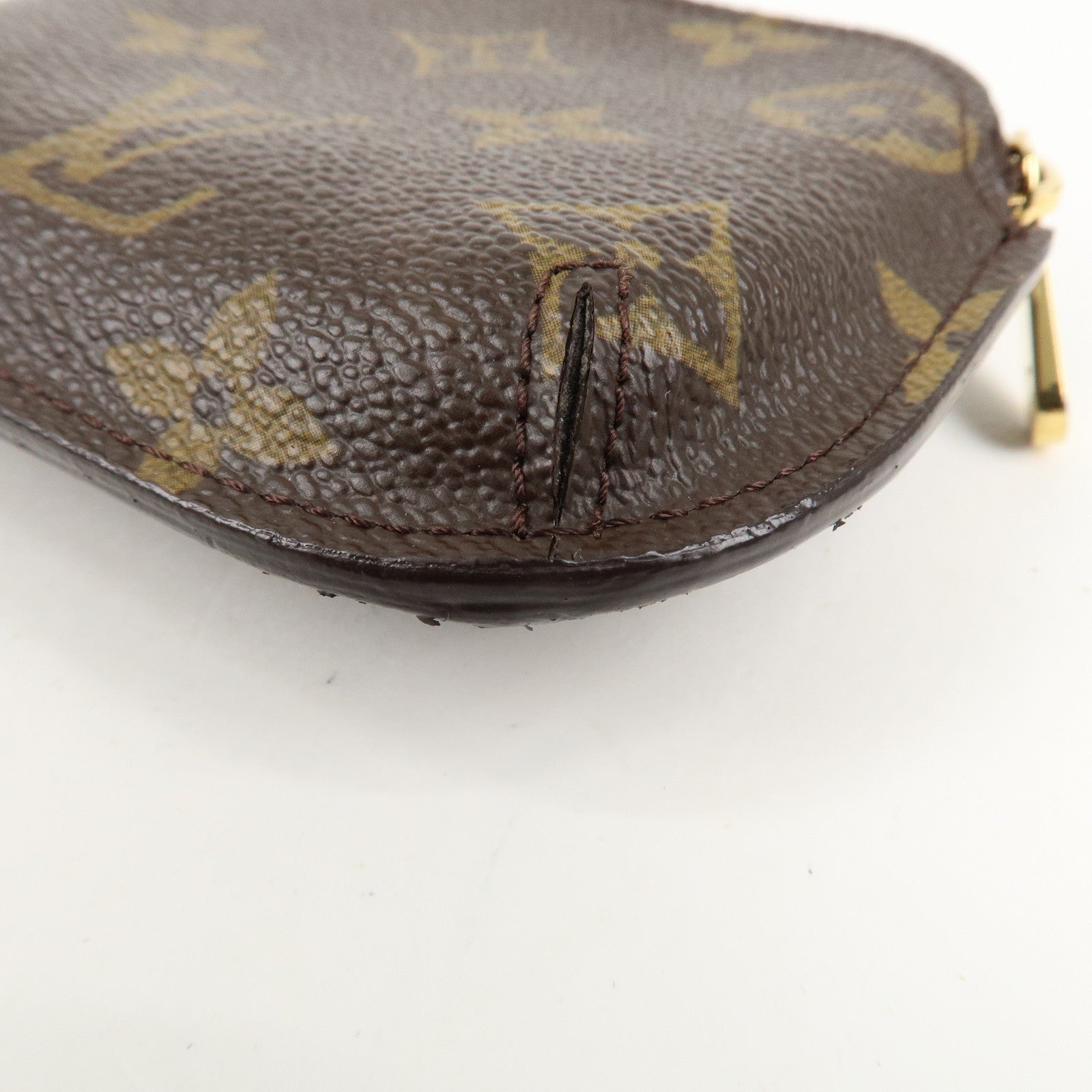 Louis Vuitton Monogram Porte Monnaie Shilling Coin Case M60025