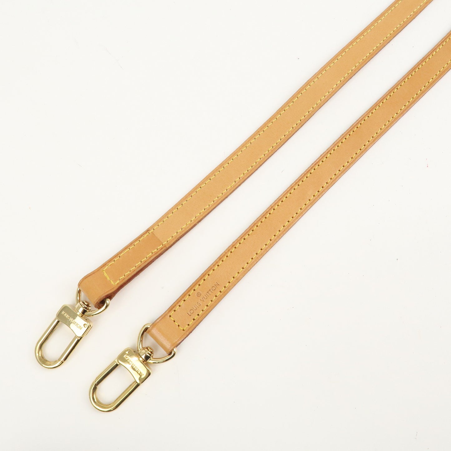 Louis Vuitton Nume Leather Shoulder Strap 120cm Beige J00144