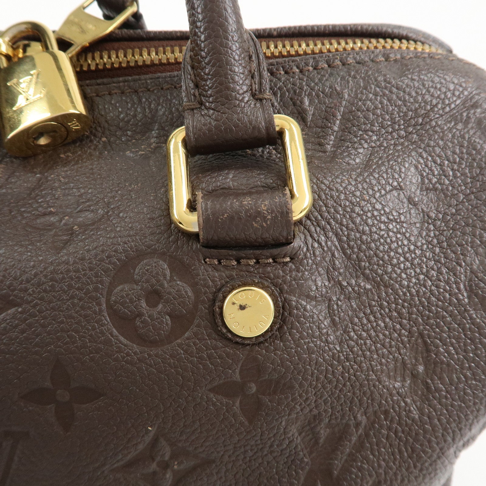 Louis Vuitton Monogram Empreinte Speedy Bandouliere 25 M40761