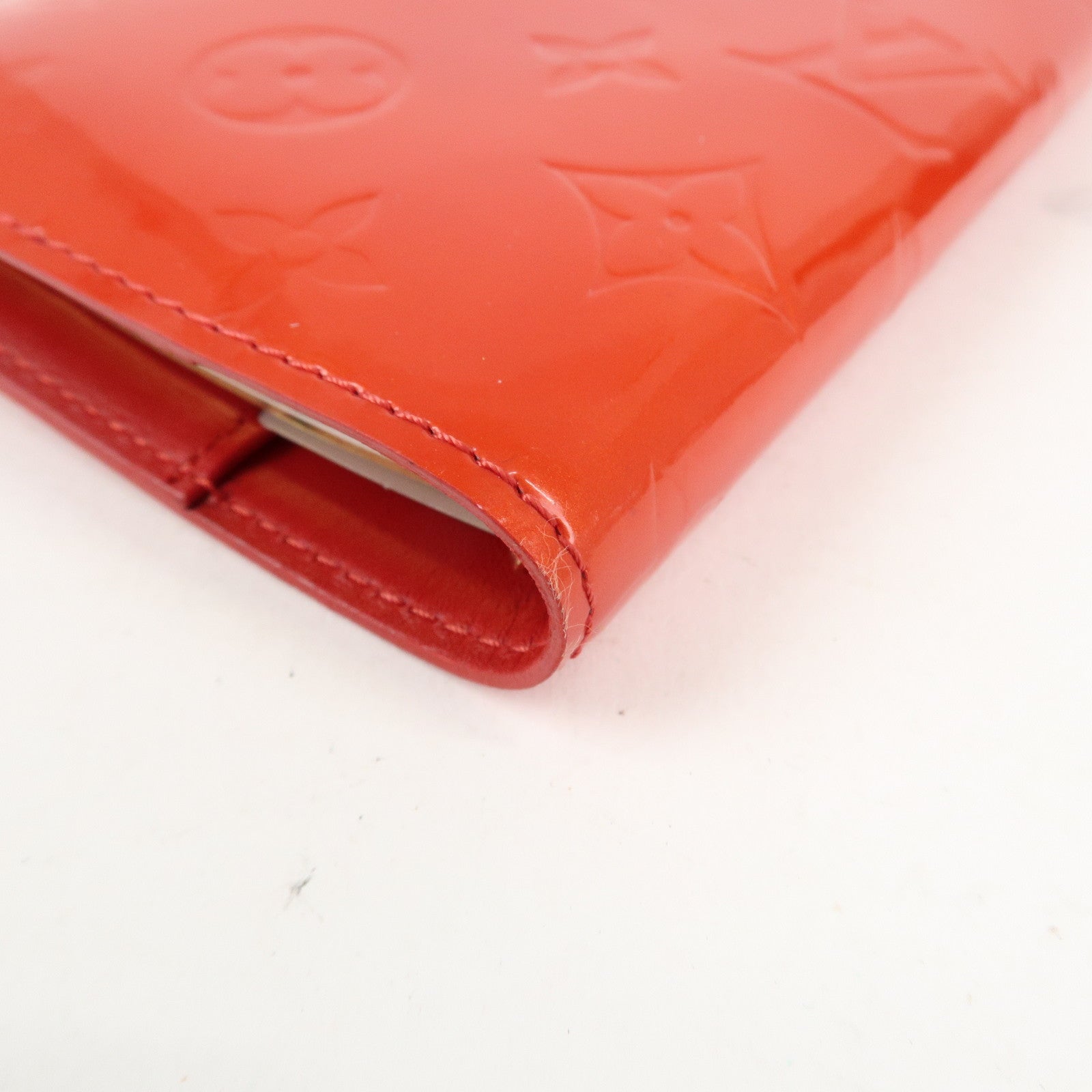 Louis Vuitton Monogram Vernis Agenda PM Planner Cover R21003 Used
