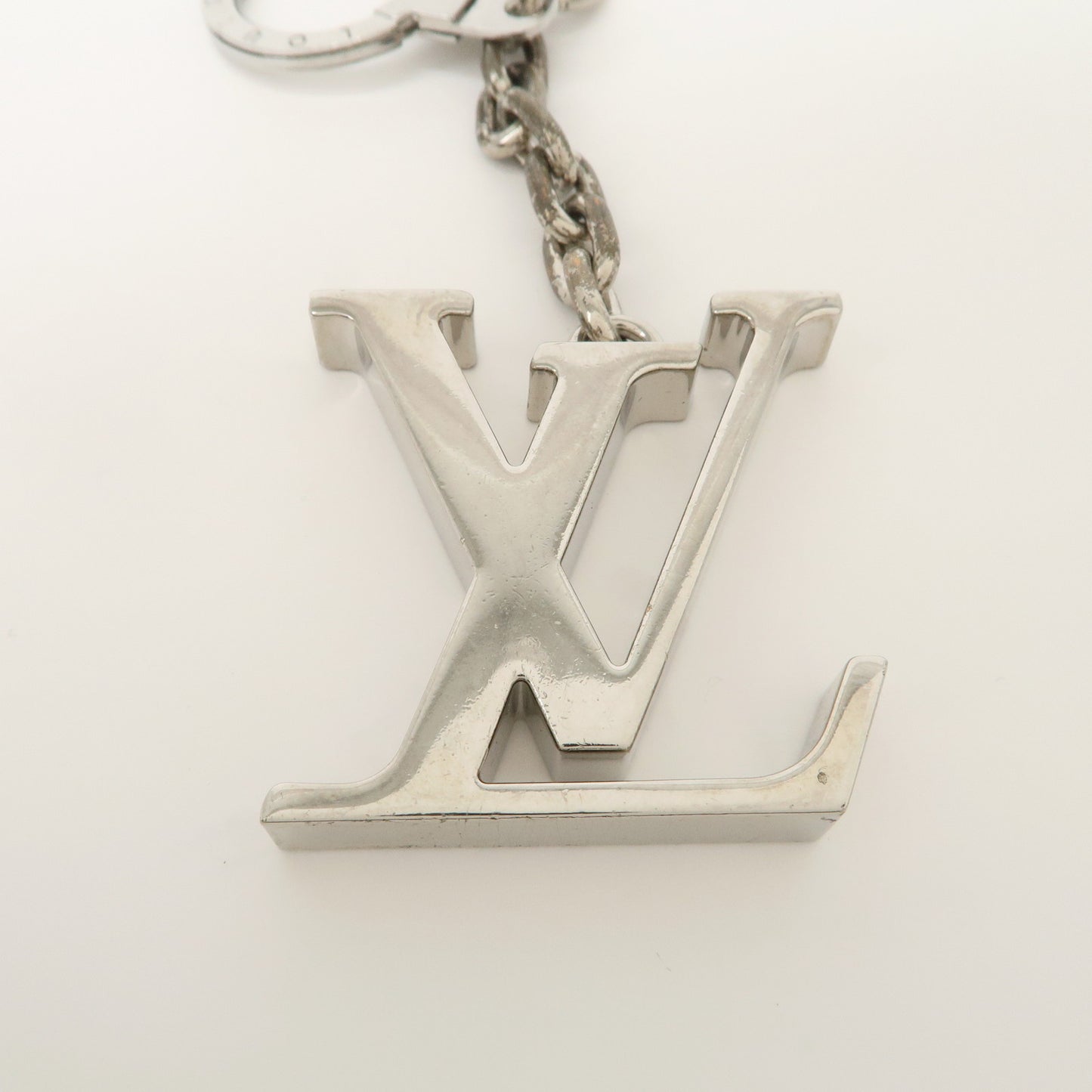 Louis Vuitton Porte Cles Initial LV Bag Charm Silver M65071