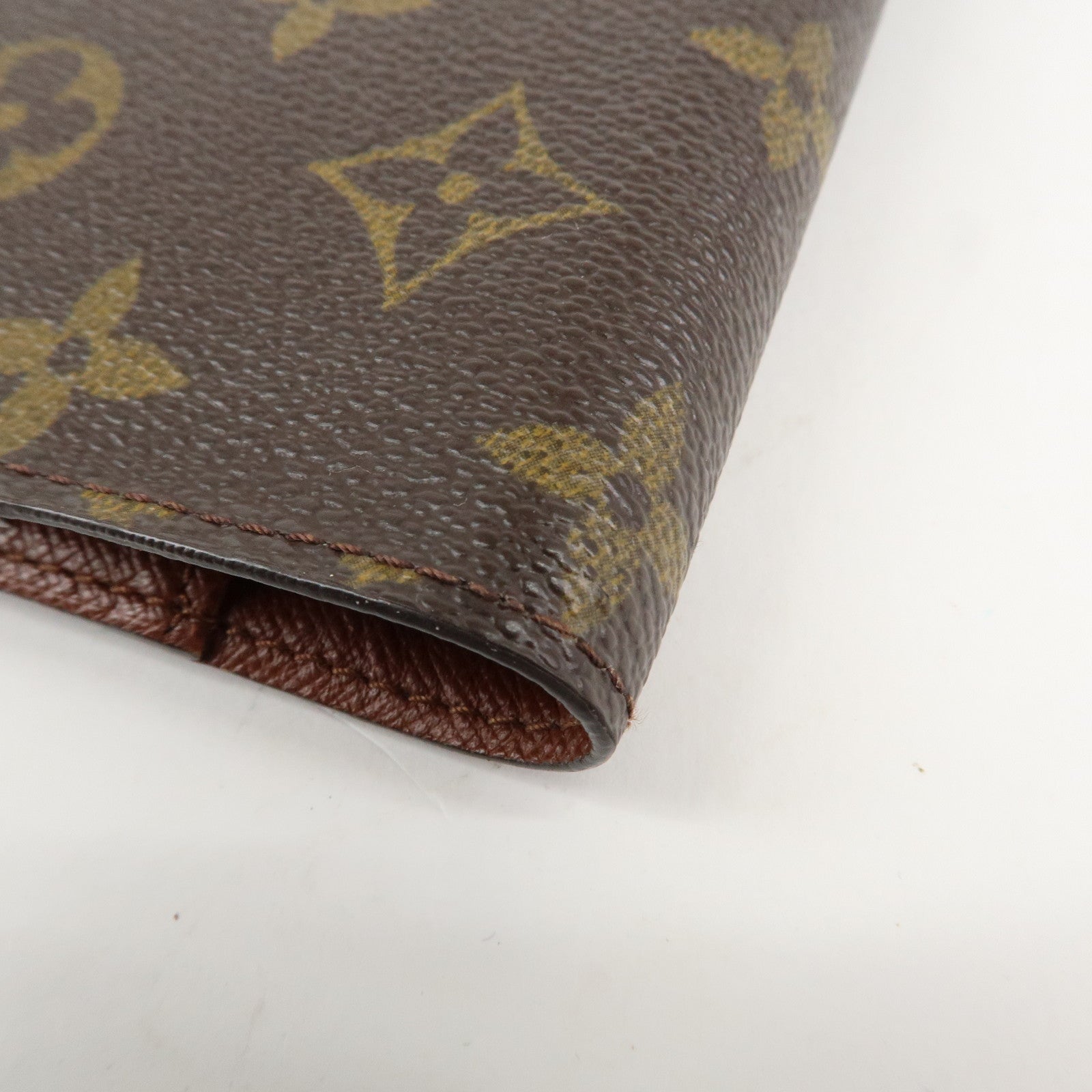 Louis Vuitton Monogram Agenda PM Planner Cover Brown R20005 Used