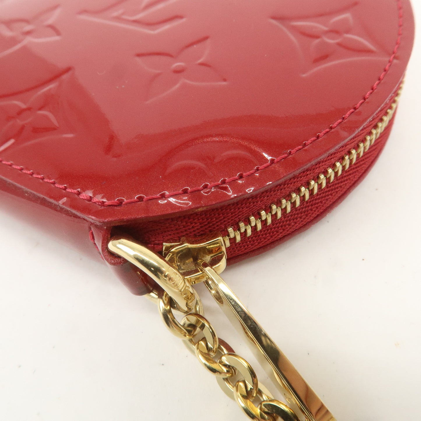 Louis Vuitton Monogram Vernis Porte Monnaie Chapeau M91417