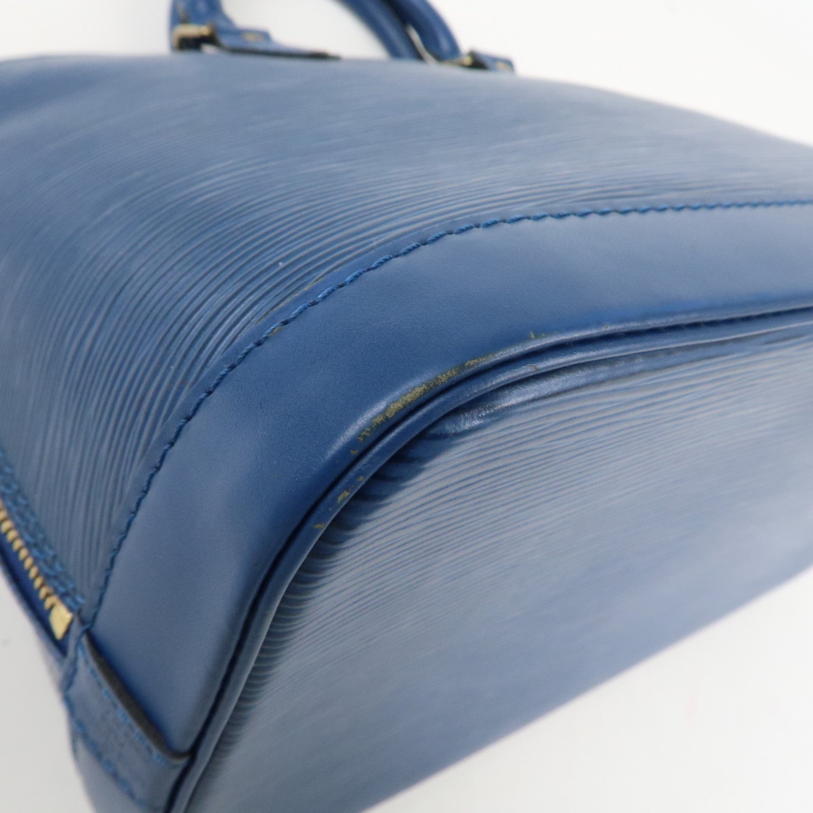 Louis Vuitton Epi Alma Hand Bag Toledo Blue M52145 Used
