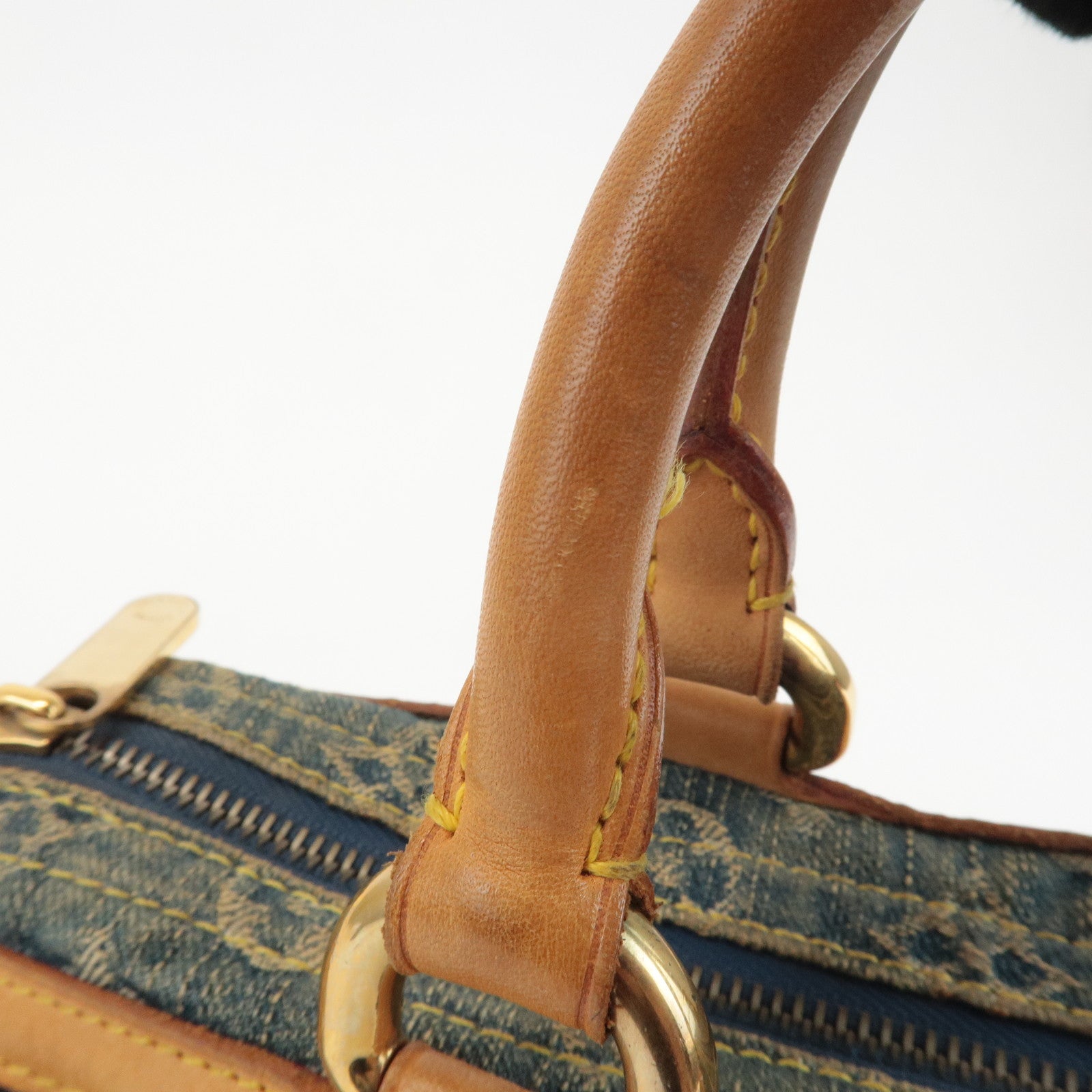 Louis Vuitton Monogram Denim Neo Speedy Boston Bag Blue M95019