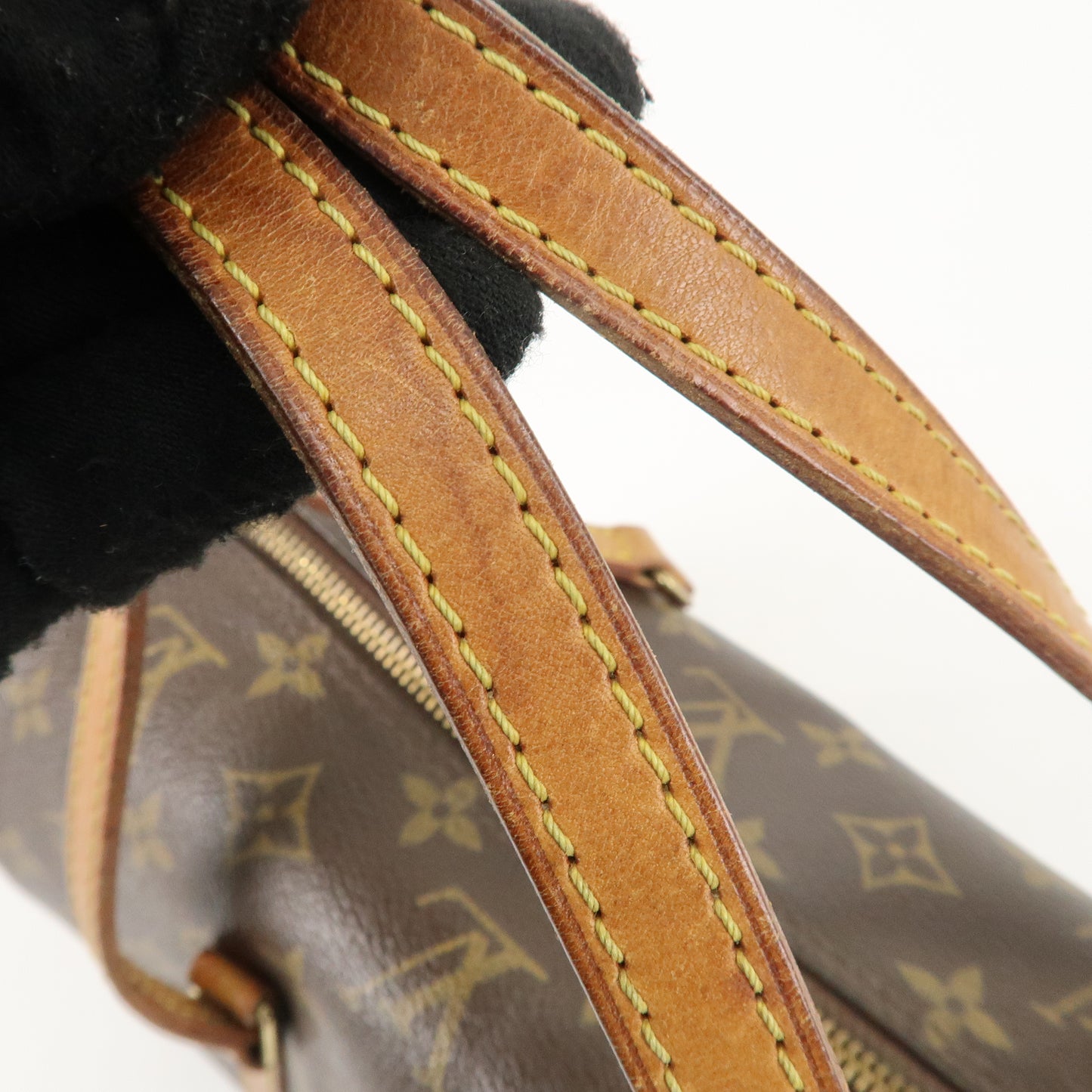 Louis Vuitton Monogram Papillon 30 Hand Bag Brown M51385