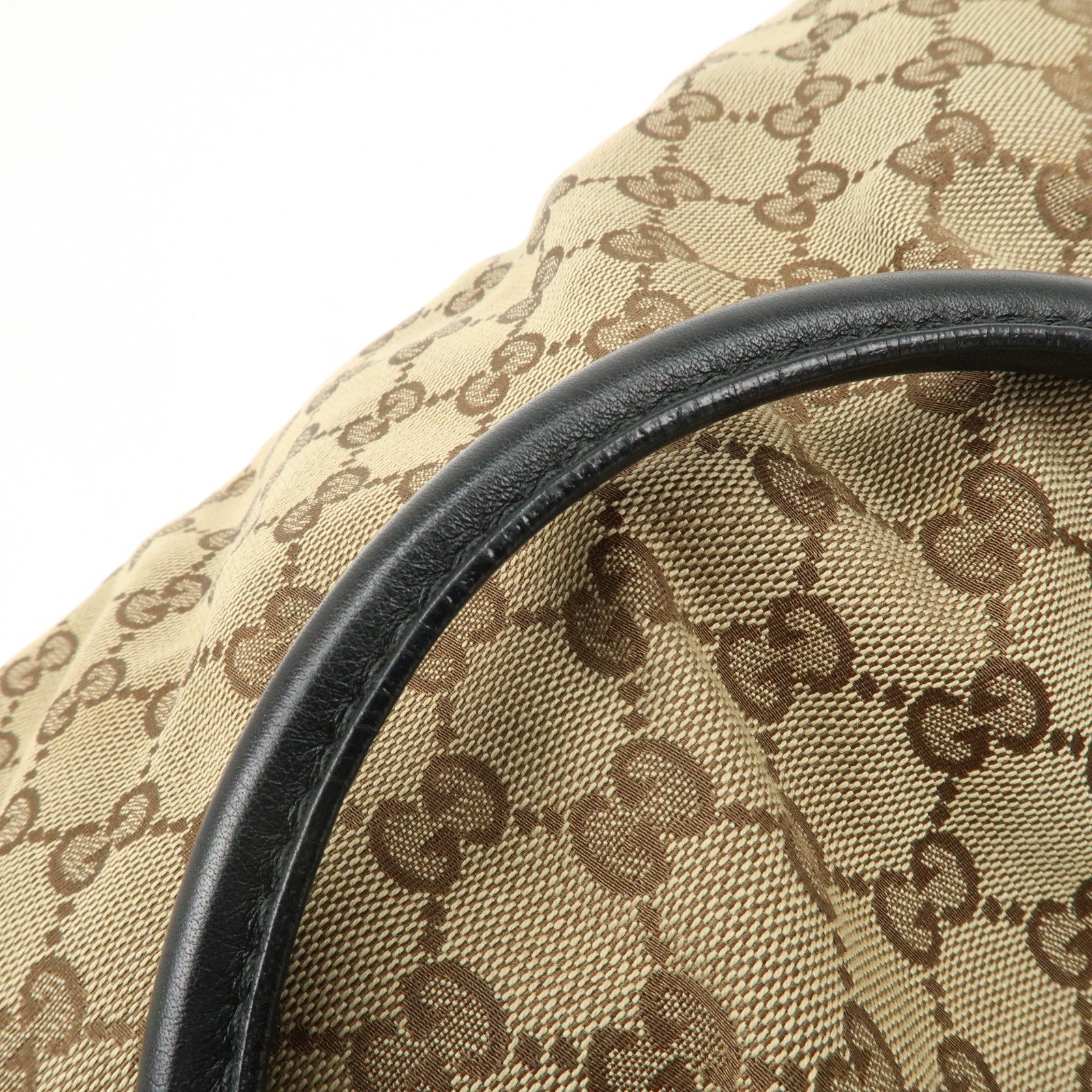 GUCCI Sukey GG Canvas Leather 2WAY Bag Shoulder Bag 223974