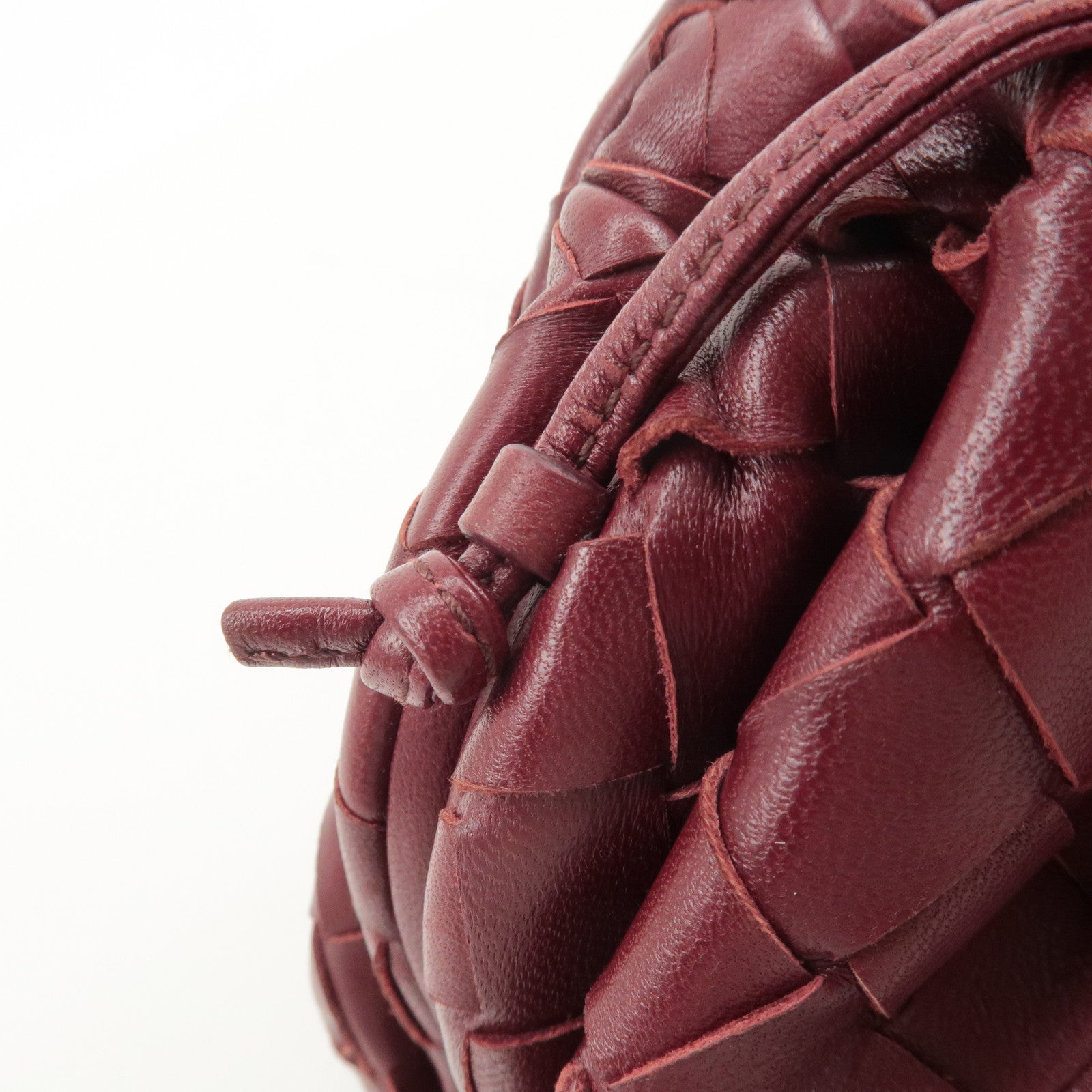 BOTTEGA VENETA Intrecciato Leather Mini Pouch Shoulder Bag