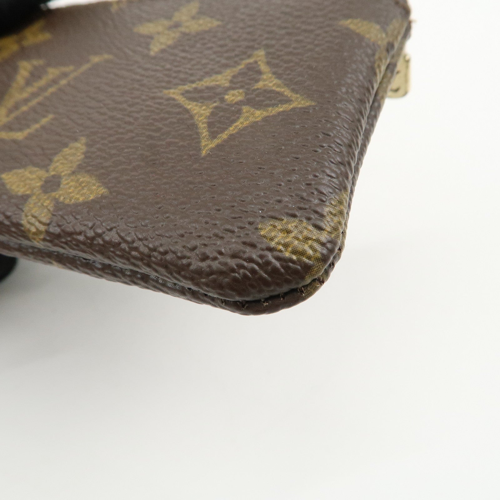 Louis Vuitton Monogram Pochette Cles Coin Case Key Case  M62650