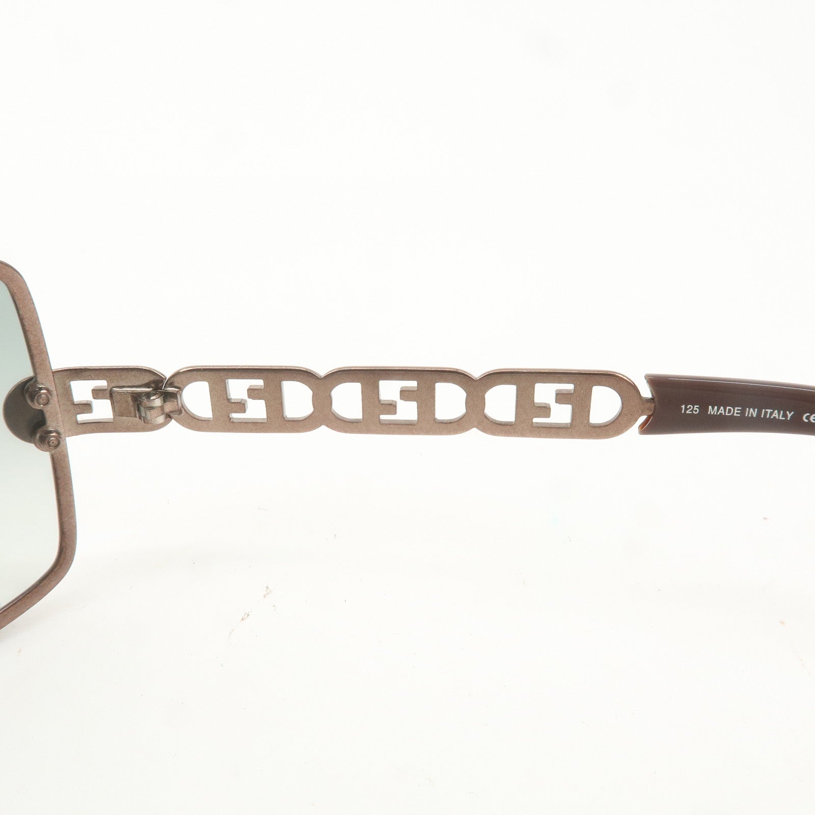 FENDI Plastic Metal Sunglasses 65□16 125 Brown FS469