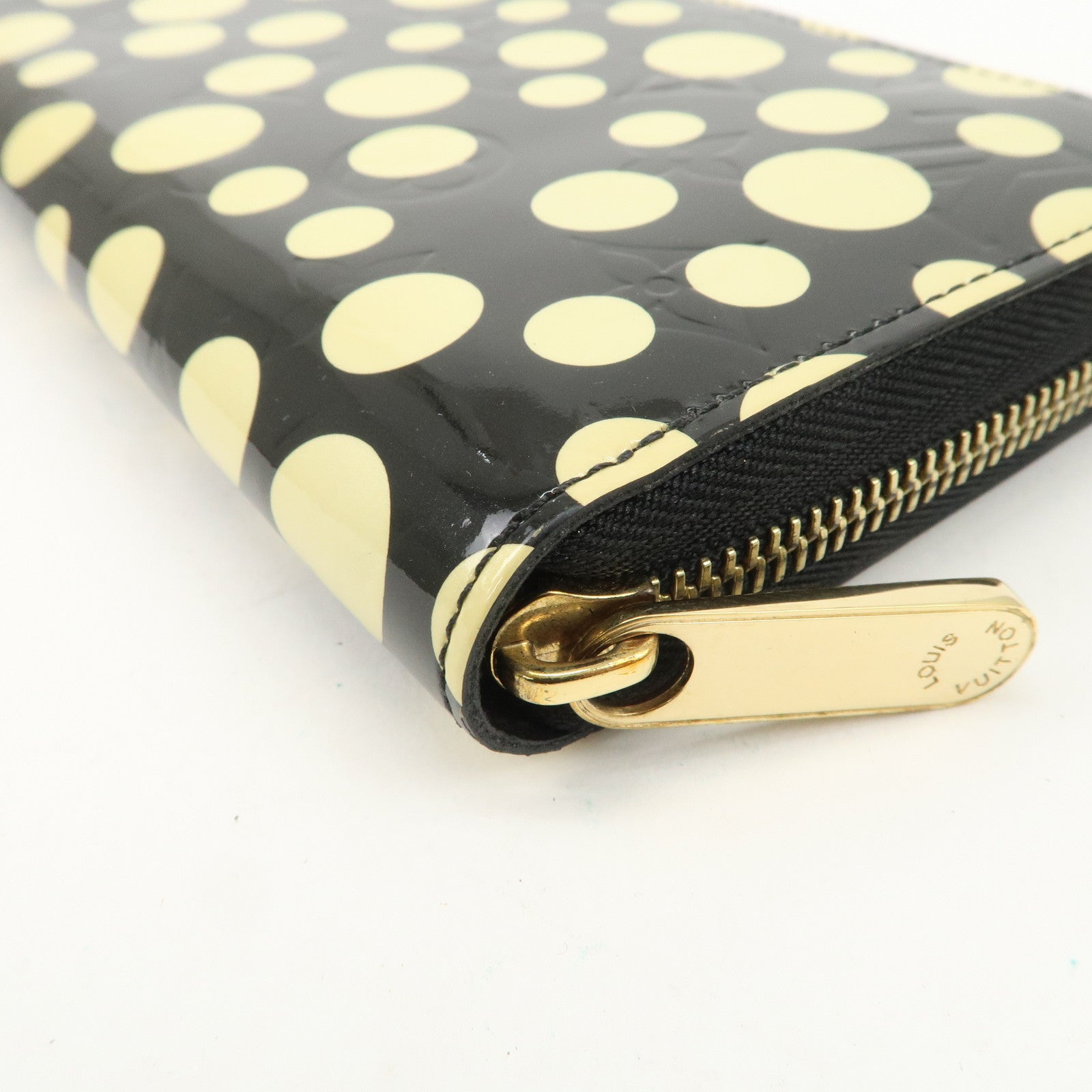 Louis Vuitton Monogram Vernis Dots Infinity Zippy Wallet M91573 Used