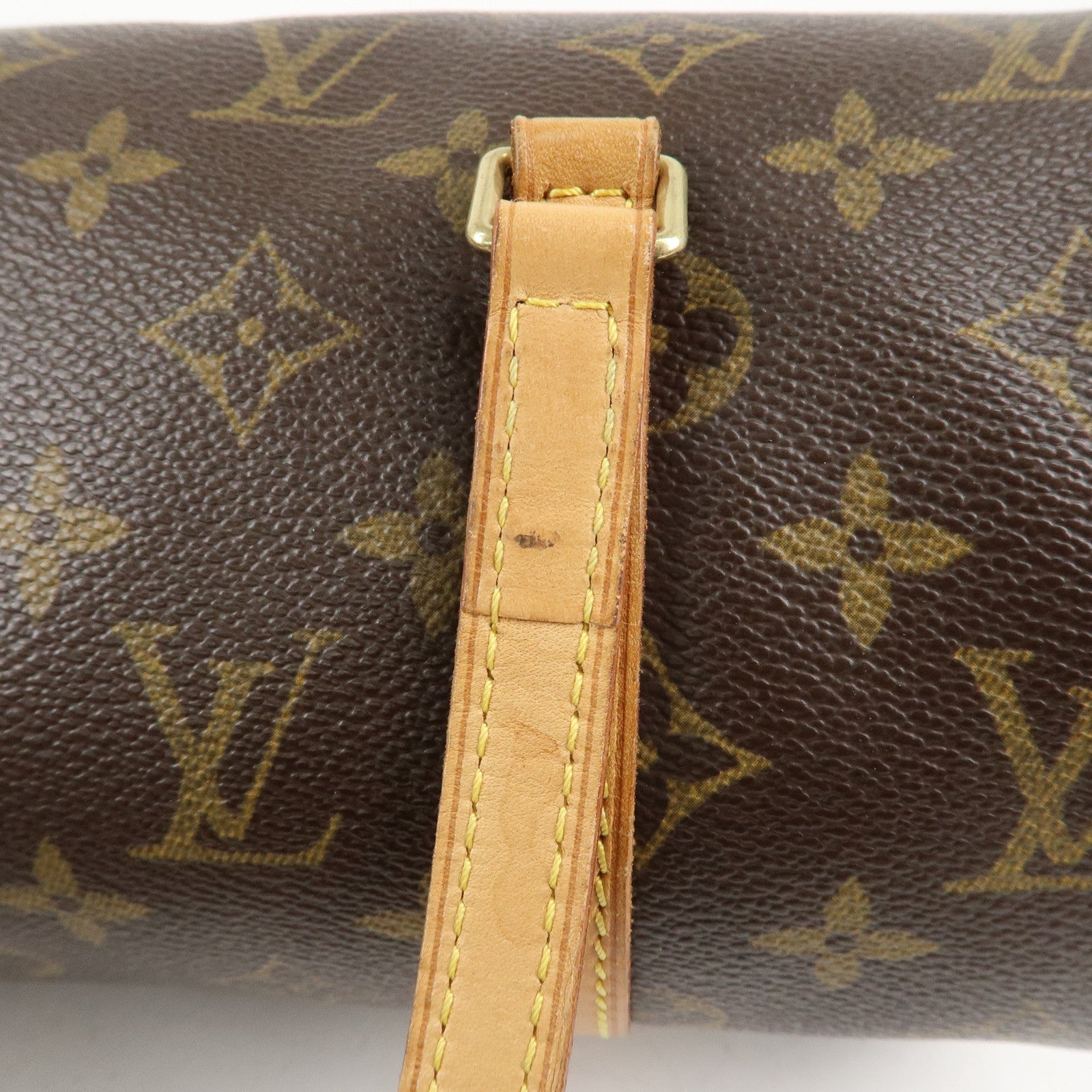 Louis Vuitton Monogram Papillon 26 Hand Bag Brown M51386