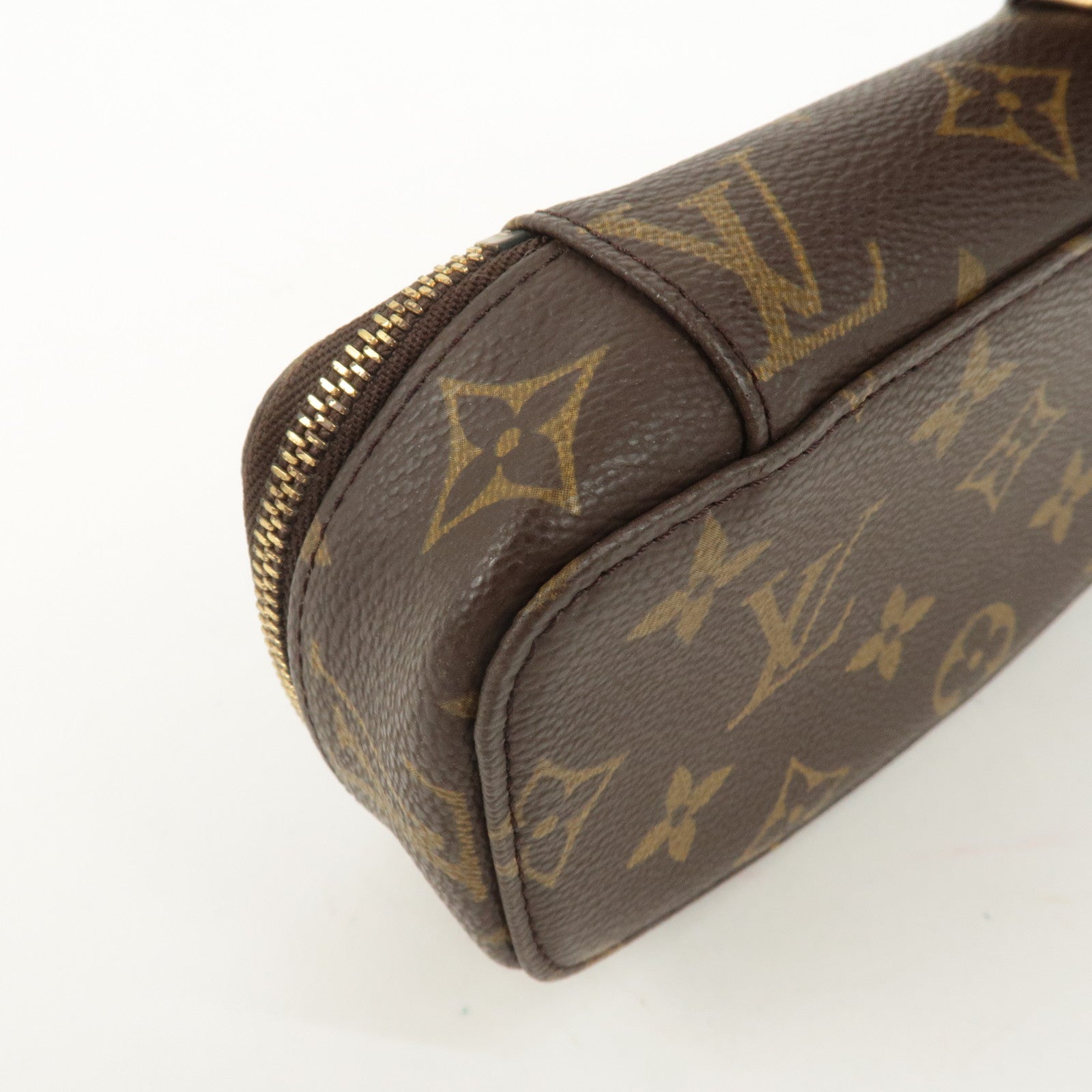 Louis Vuitton Monogram Posh Monte Carlo Pouch Brown M47352 Used