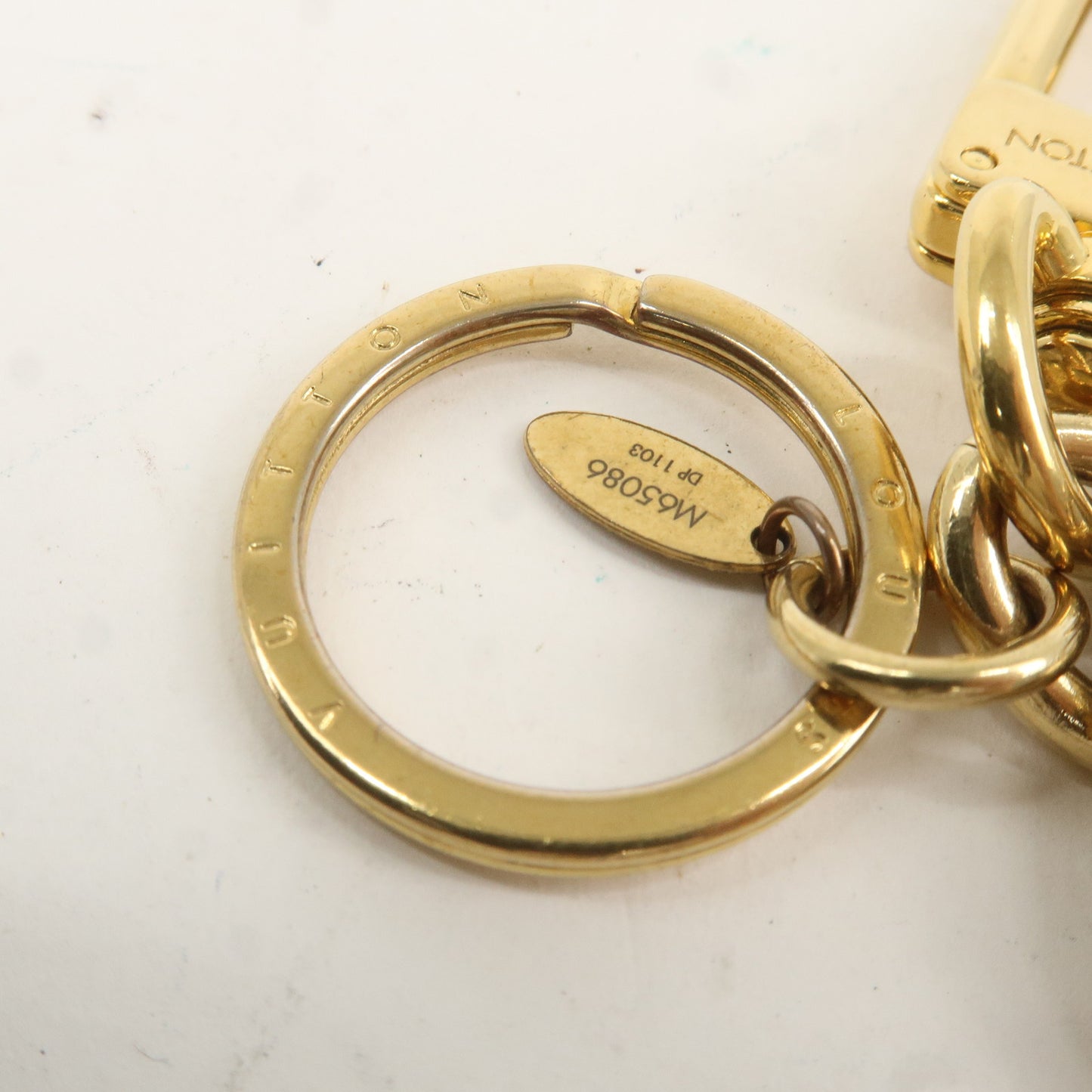 Louis Vuitton Porte Cles Maison Bag Charm Key Charm Gold M65086