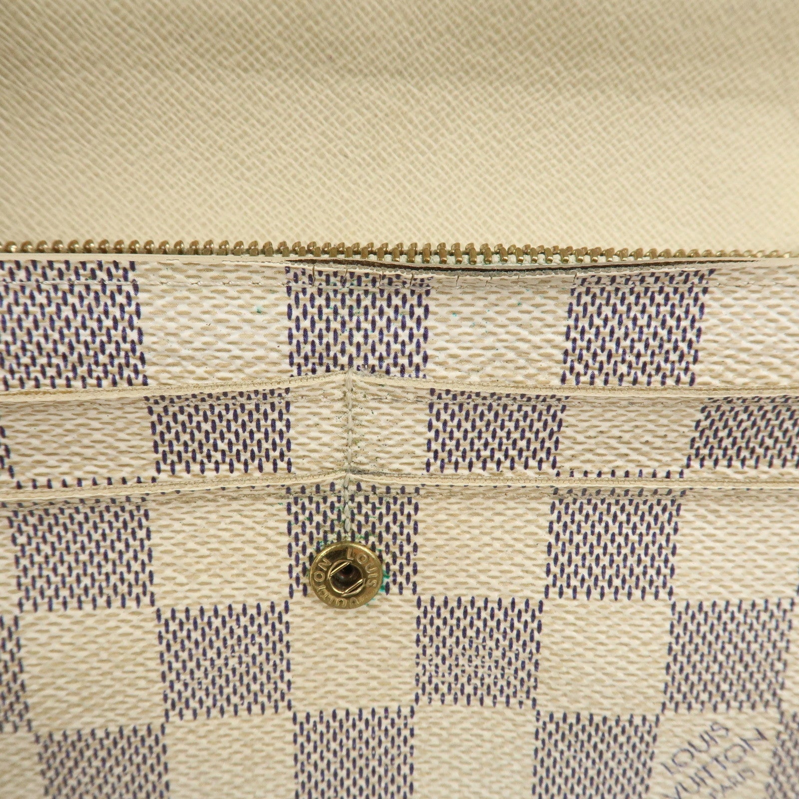 Louis Vuitton Damier Azur Portefeuille Sarah Long Wallet N61735
