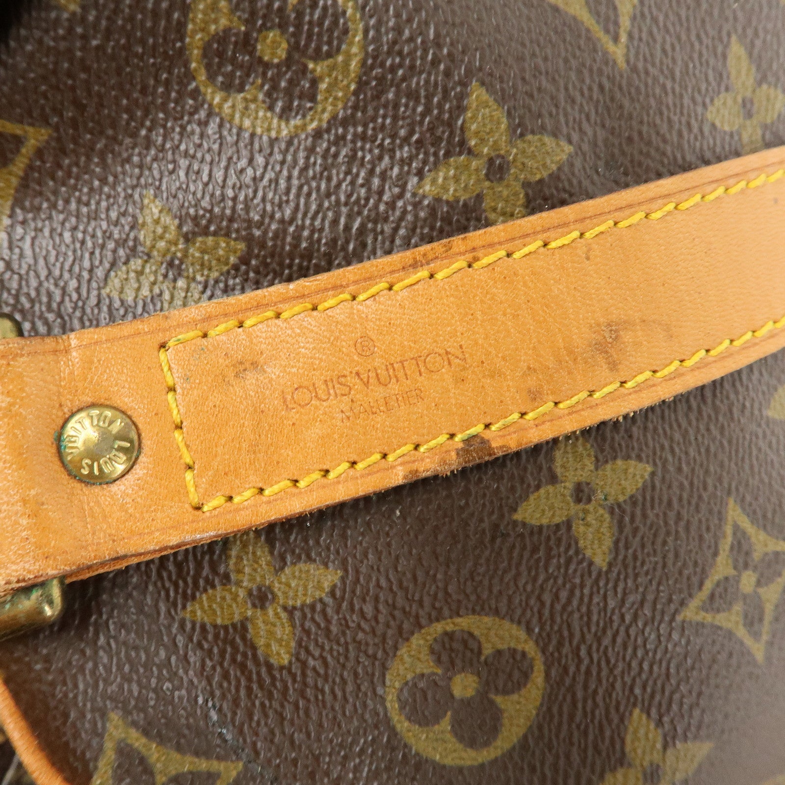 Louis Vuitton Monogram Keep All Bandouliere 55 Boston Bag M41414