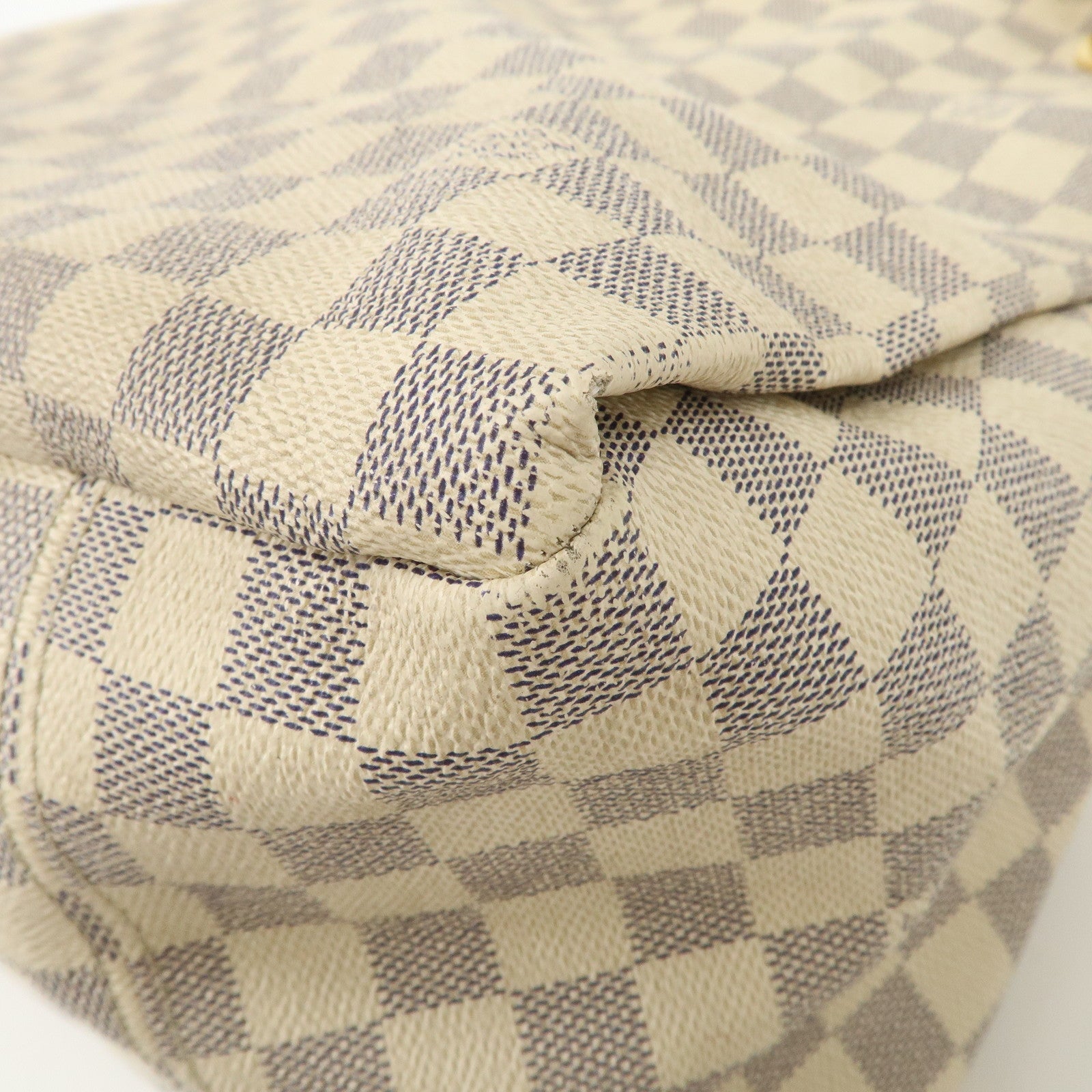 Louis Vuitton Damier Azur Canvas Artsy MM Shoulder Bag N41174 Used