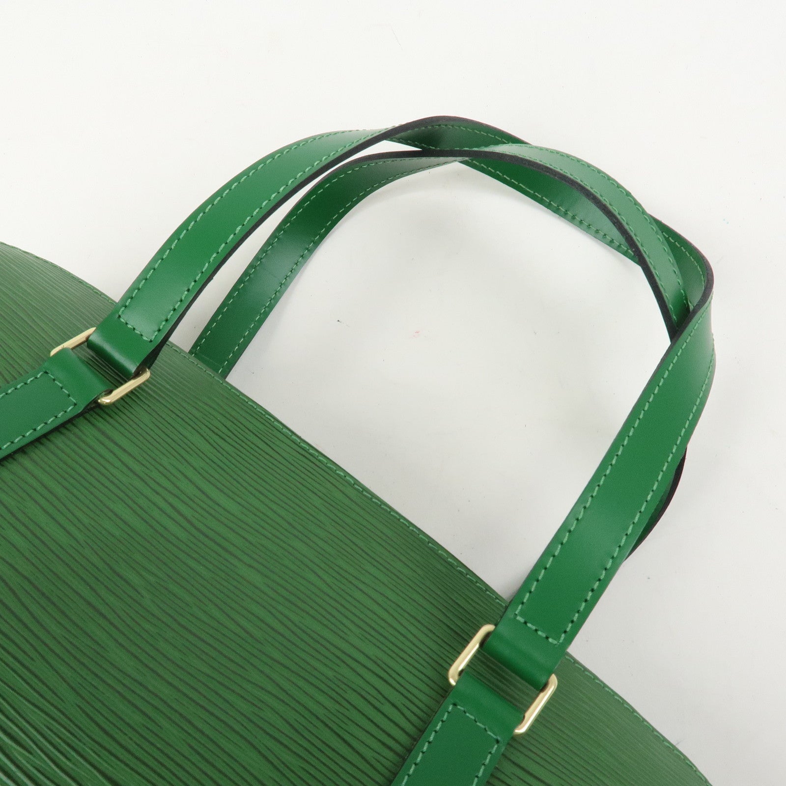 Louis Vuitton Epi Soufflot Hand Bag Borneo Green M52224