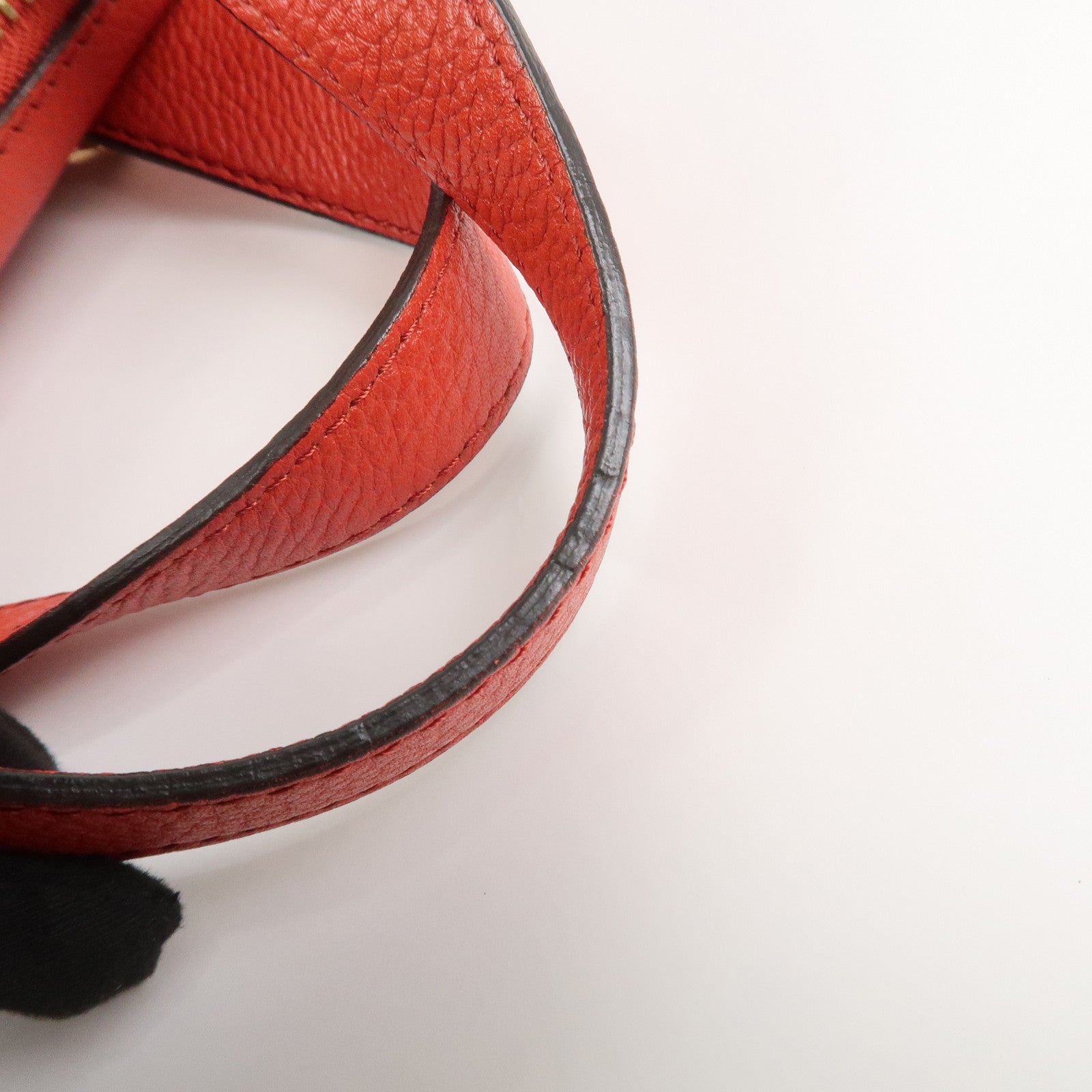 Chloe Paraty Leather 2Way Bag Shoulder Bag Hand Bag Red 031157