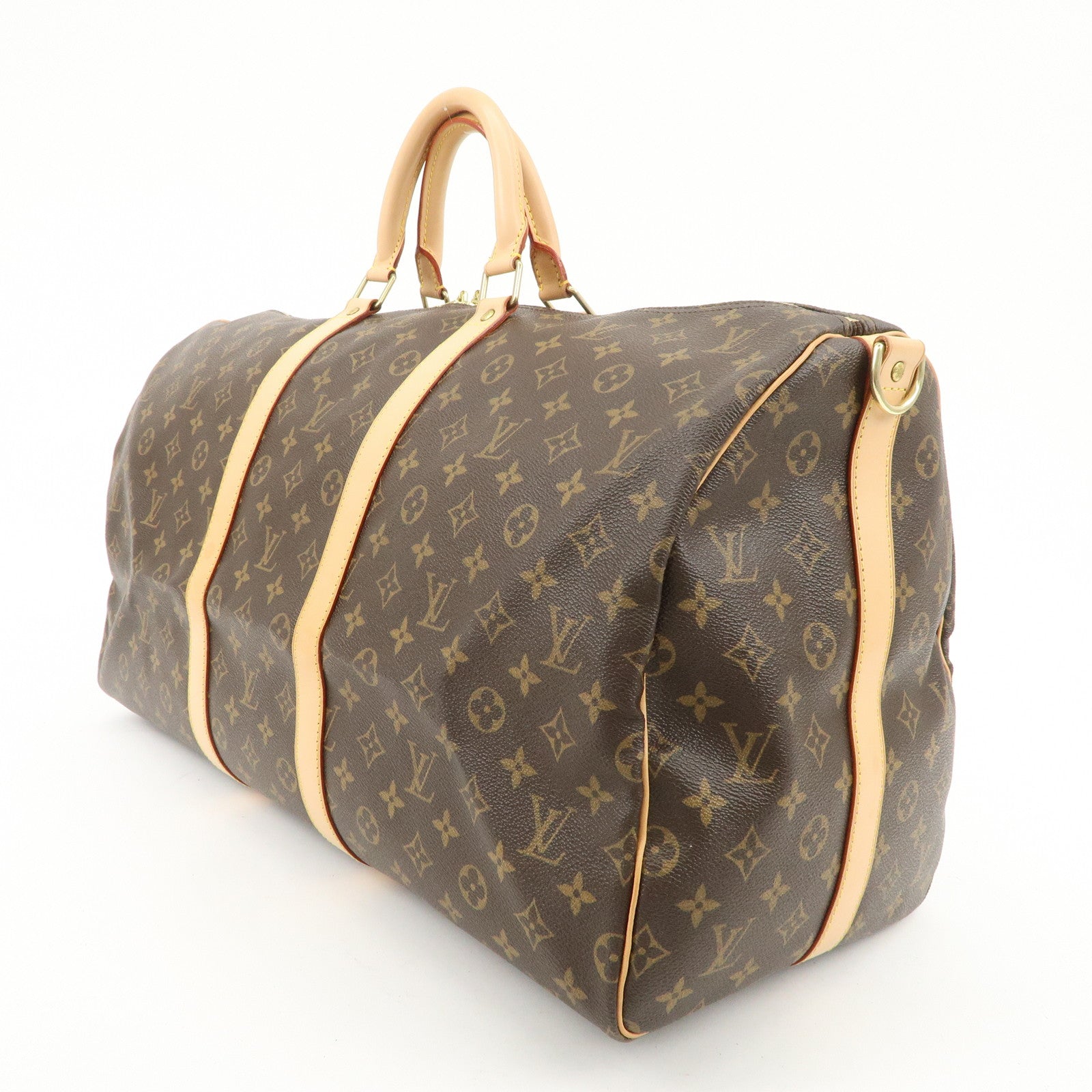 Louis Vuitton Monogram Keep All Bandouliere 55 Boston Bag M41414 Used