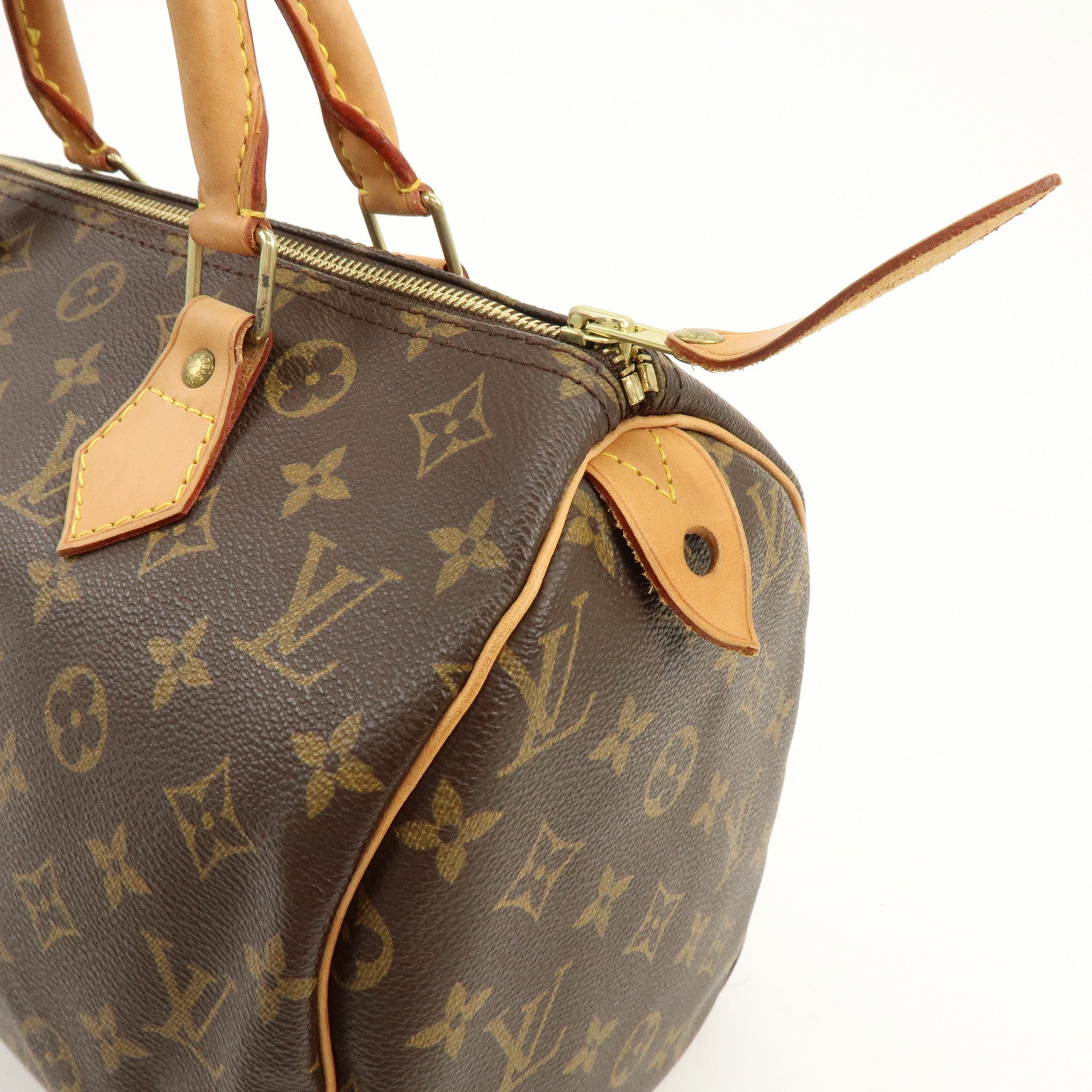 Louis Vuitton Monogram Speedy 30 Boston Bag Hand Bag Brown M41526