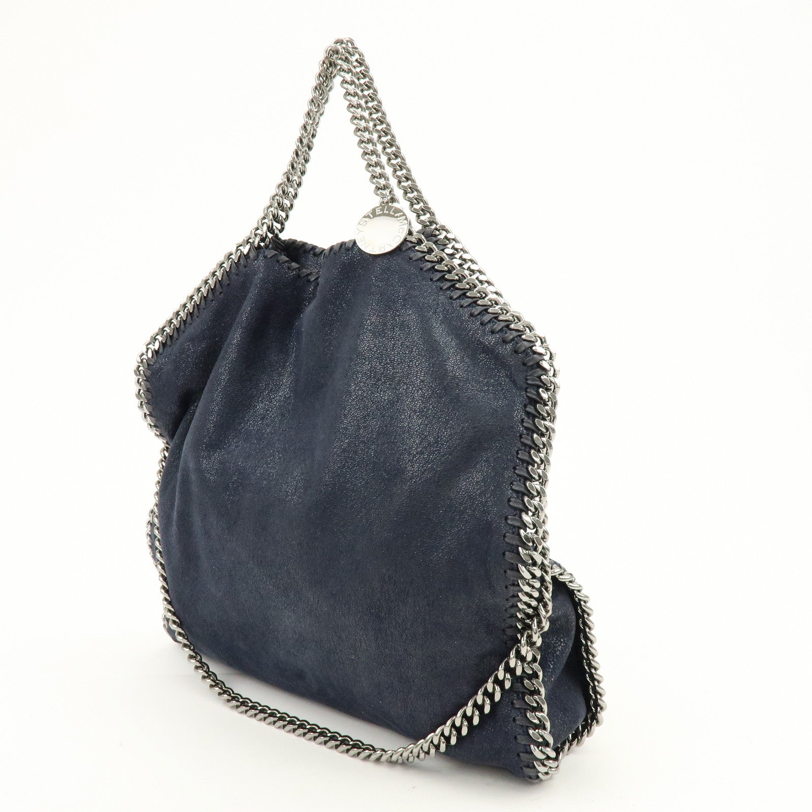 STELLA MCCARTNEY Falabella Faux Leather 2Way Bag Dark Navy 234387