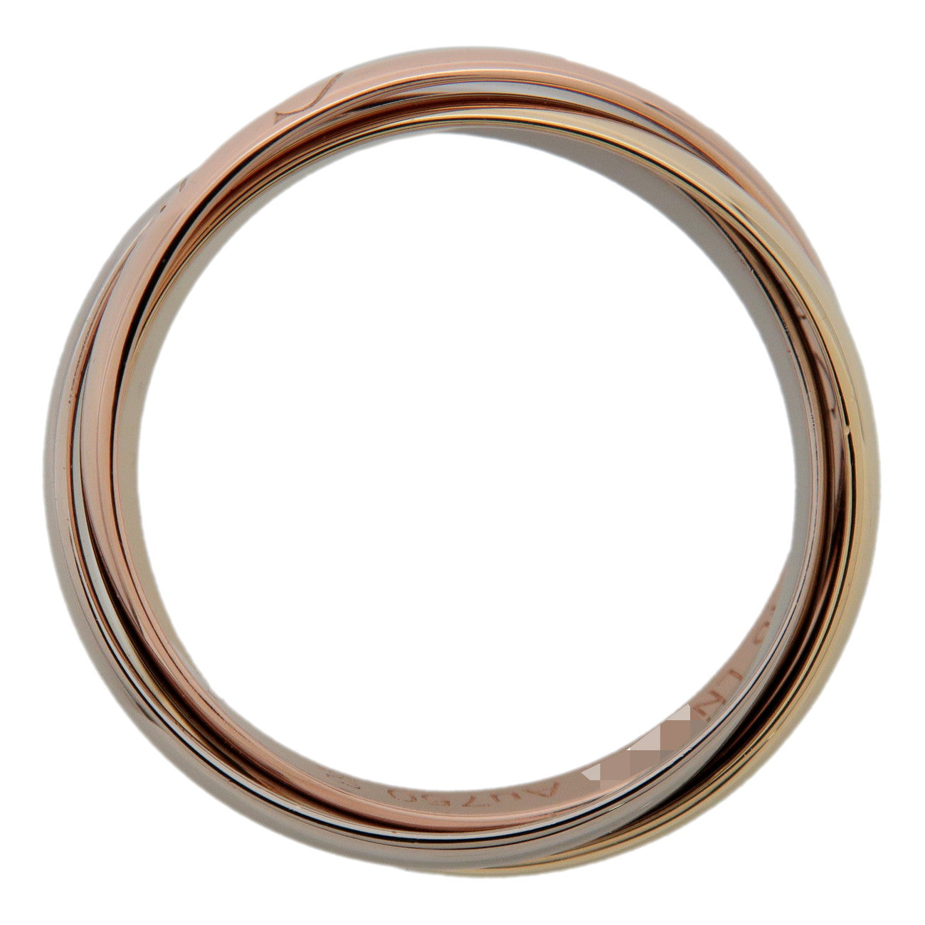 Cartier Trinity Ring SM K18 750YG/WG/PG #48 US5 EU48 HK10